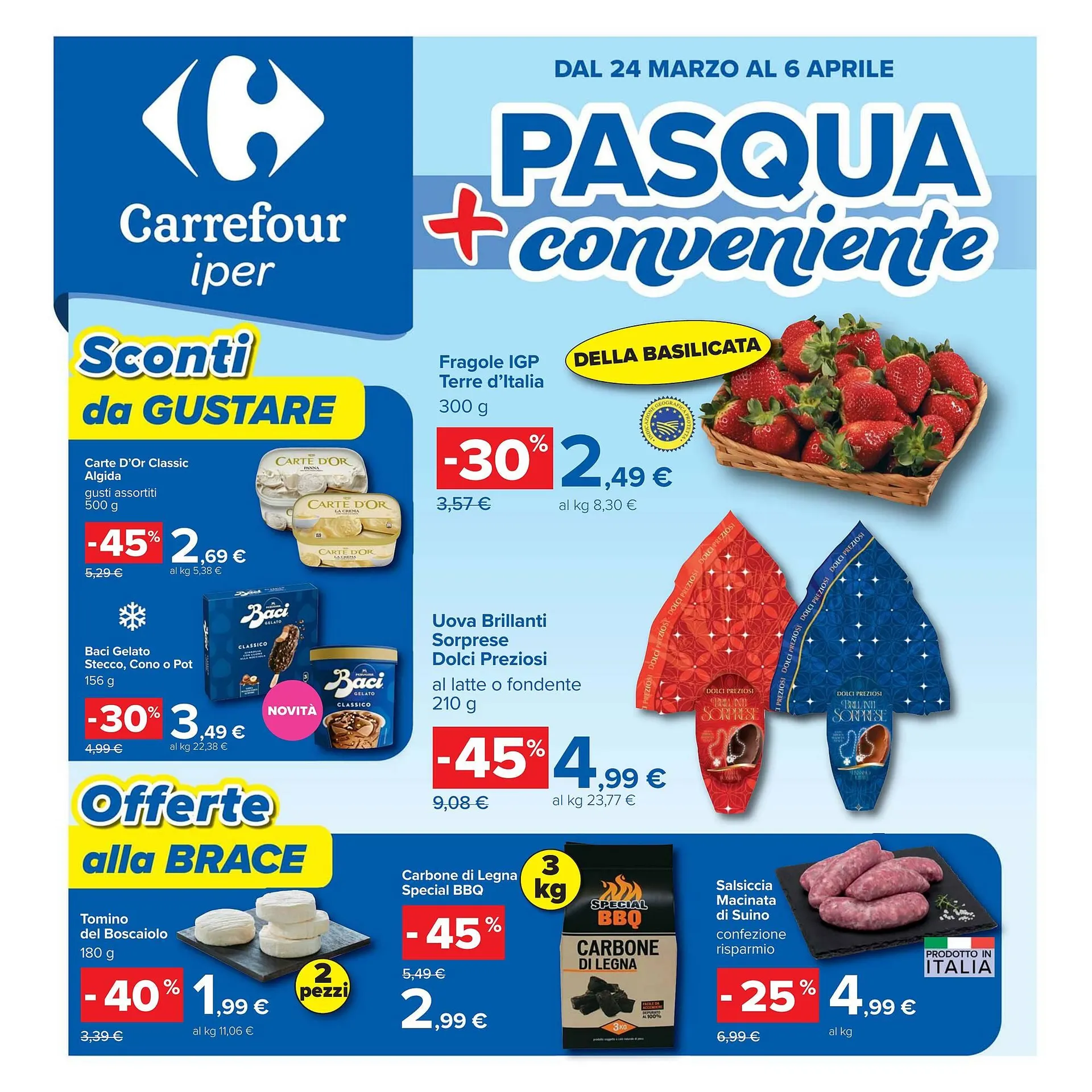 Volantino Carrefour da 24 marzo a 6 aprile di 2026 - Pagina del volantino 1