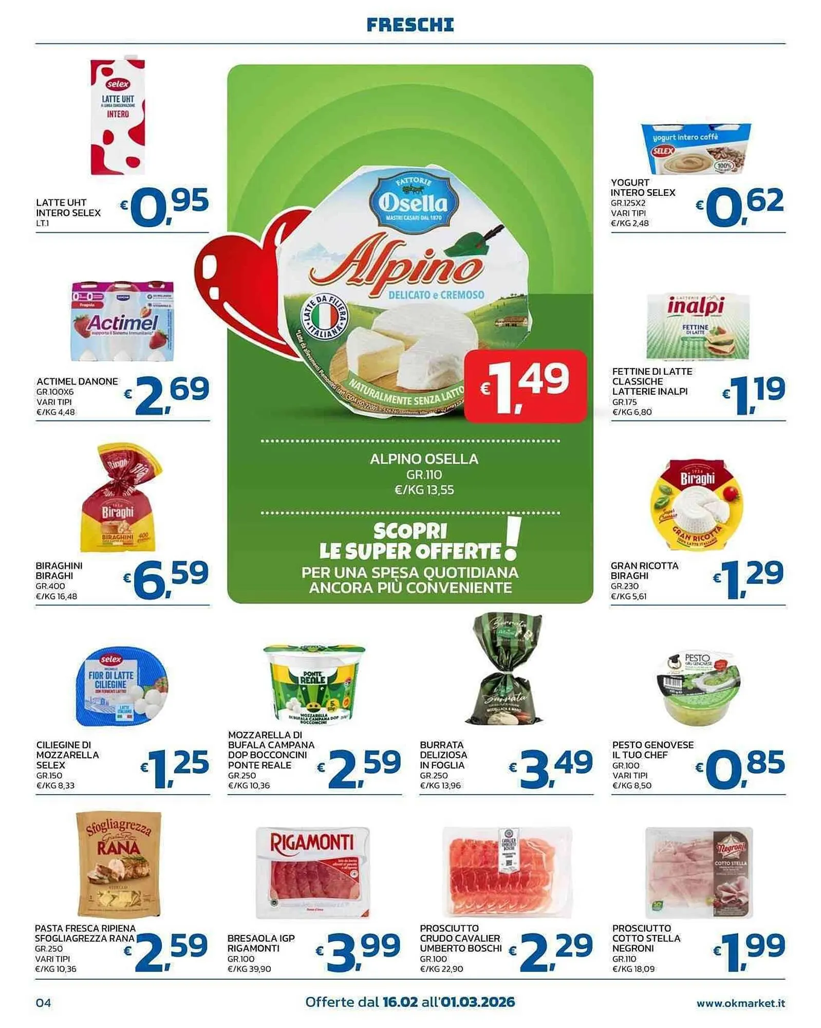 Volantino Ok Market da 16 febbraio a 1 marzo di 2026 - Pagina del volantino 4