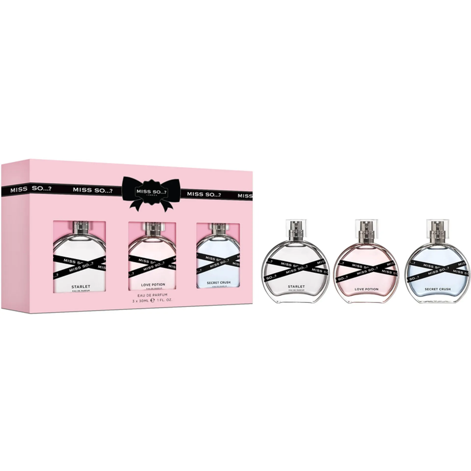 Miss So...? Set Eau De Parfum 3 X 30 Ml; Starlet - Love Poti…