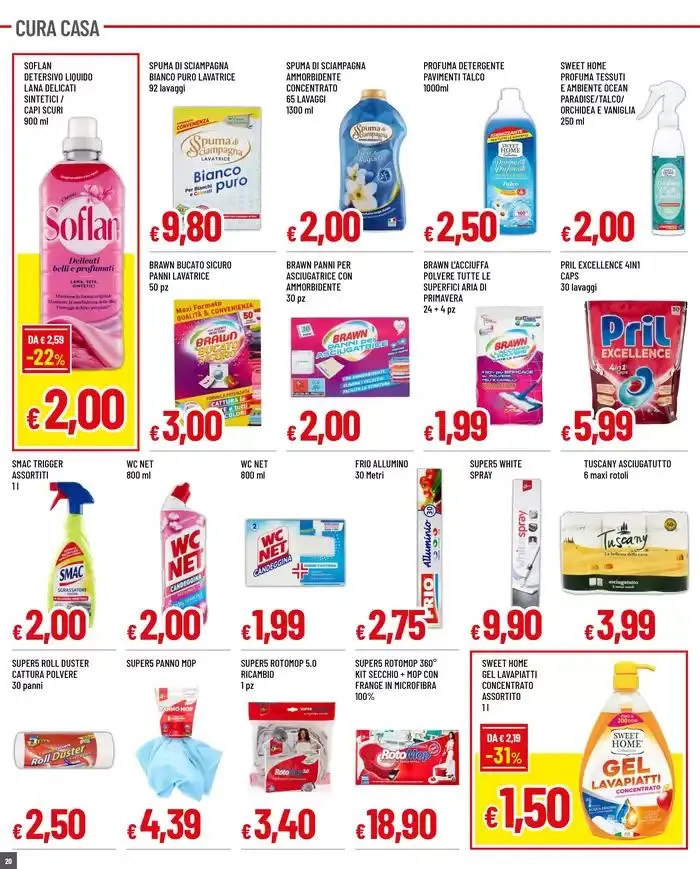 TANTI PRODOTTI DA 0,50 A 3,00€ da 9 gennaio a 22 gennaio di 2025 - Pagina del volantino 20