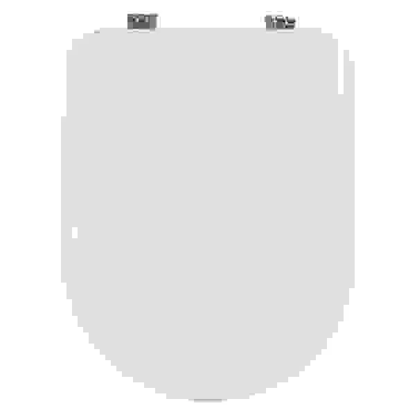 COPRIWATER CLODIA MDF VERNICIATO BIANCO CON CERNIERE IN METALLO CROMATO