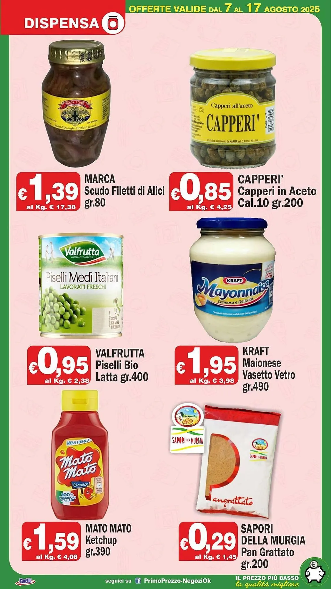 Volantino Primo Prezzo da 7 agosto a 17 agosto di 2025 - Pagina del volantino 10