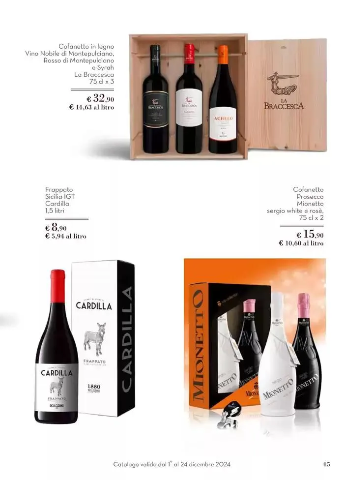 Catalogo Natale & Sapori da 1 dicembre a 24 dicembre di 2024 - Pagina del volantino 45