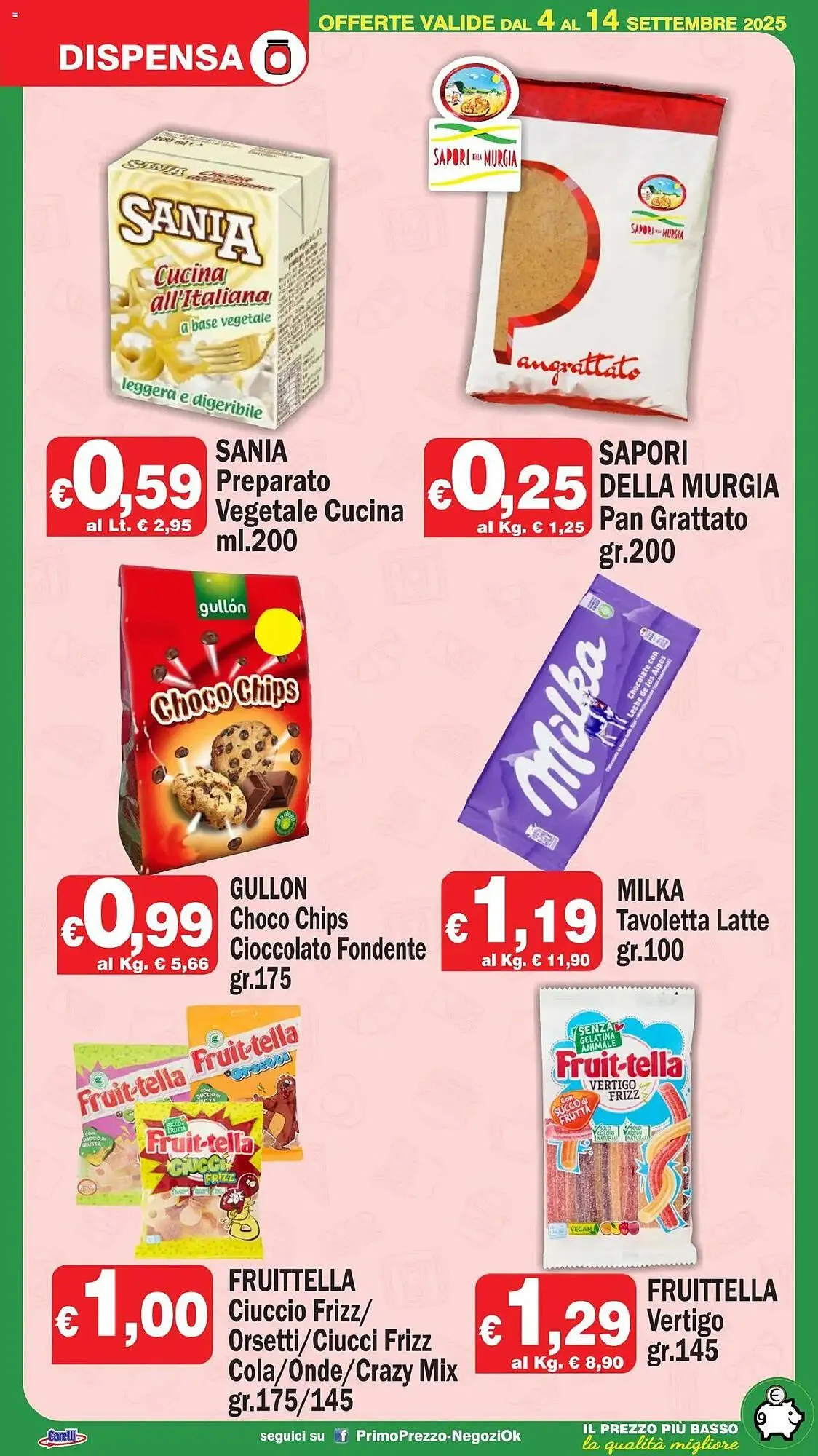 Volantino Primo Prezzo da 4 settembre a 14 settembre di 2025 - Pagina del volantino 12