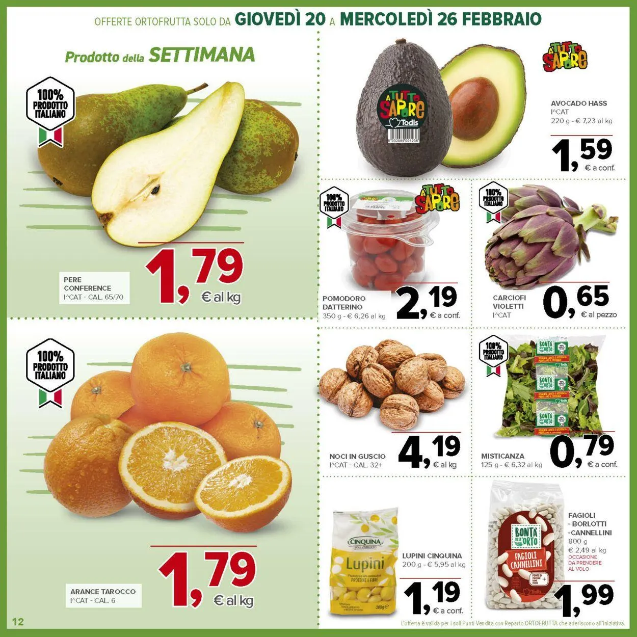 Todis Volantino attuale da 2 aprile a 16 aprile di 2025 - Pagina del volantino 12