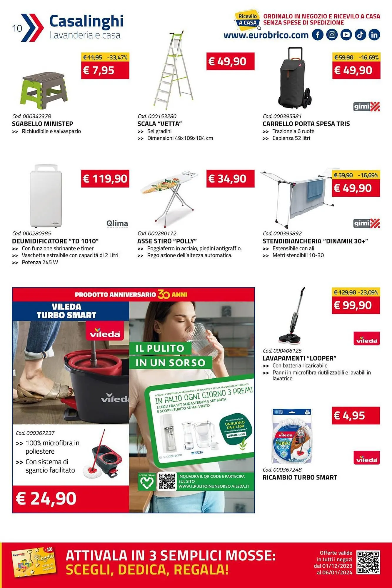 Volantino Eurobrico da 1 dicembre a 6 gennaio di 2024 - Pagina del volantino 10