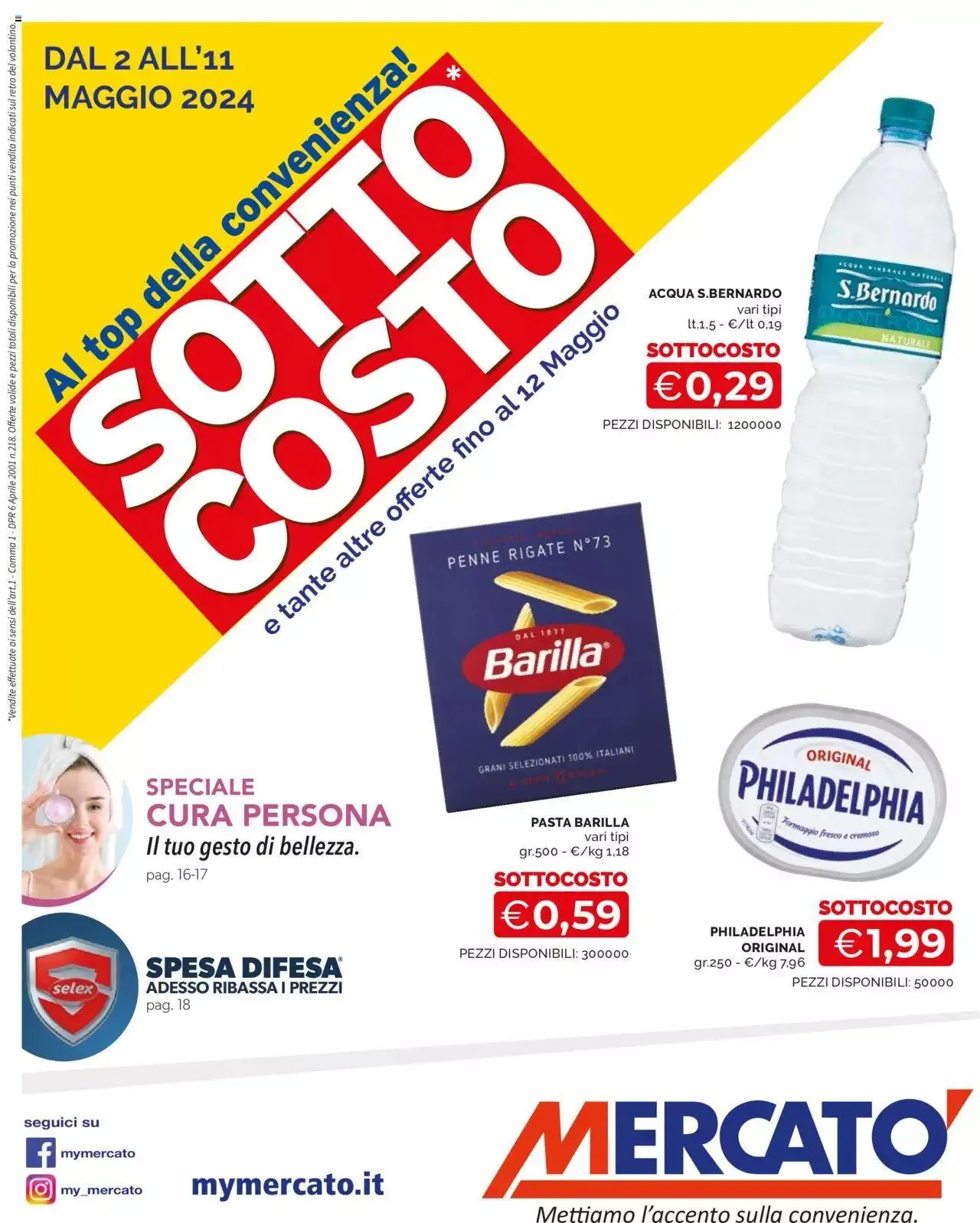 Volantino Mercatò da 2 maggio a 11 maggio di 2024 - Pagina del volantino 1