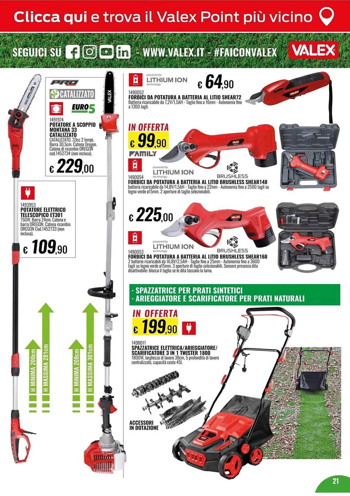 Volantino Valex da 13 gennaio a 22 marzo di 2026 - Pagina del volantino 21