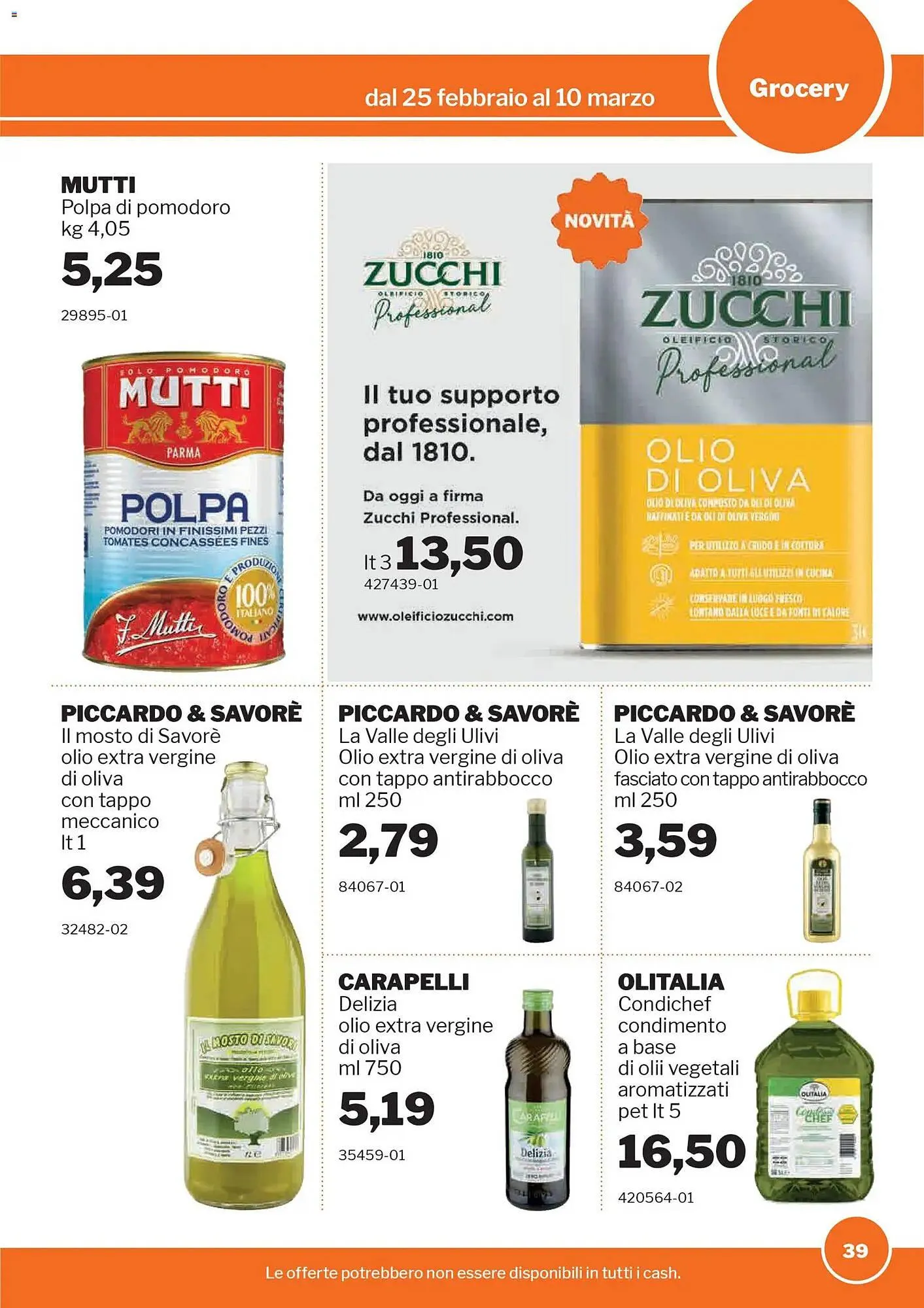 Volantino GrosMarket da 25 febbraio a 10 marzo di 2026 - Pagina del volantino 38