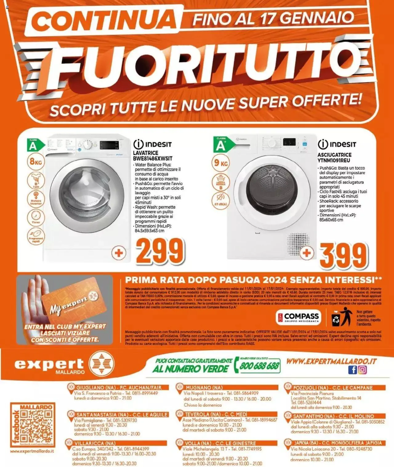 Expert - Napoli volantino da 11 gennaio a 17 gennaio di 2024 - Pagina del volantino 10