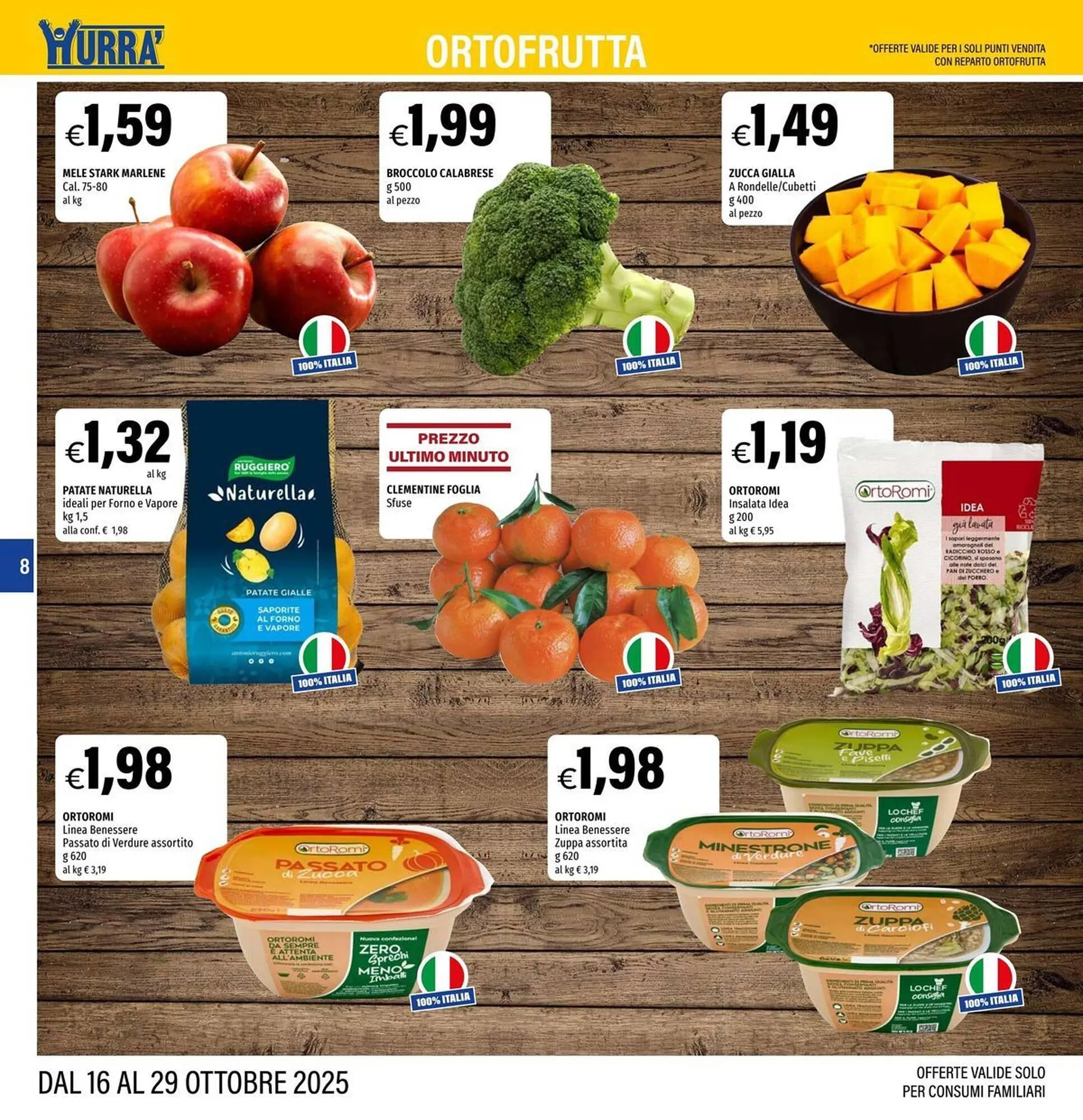 Volantino Hurrà da 16 ottobre a 29 ottobre di 2025 - Pagina del volantino 8