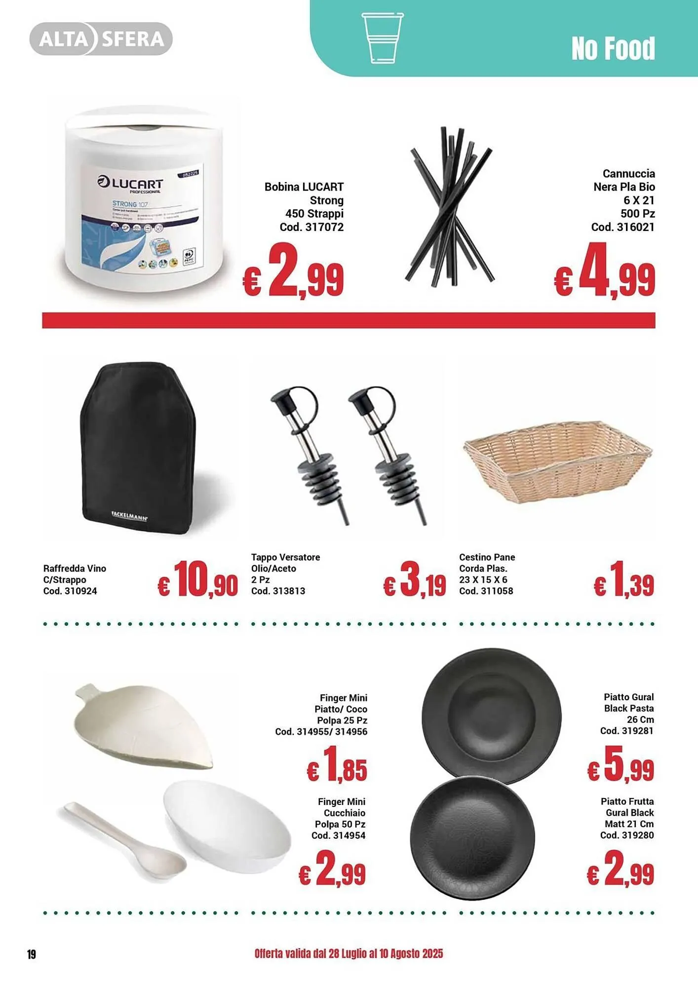 Volantino Centro Cash da 28 luglio a 10 agosto di 2025 - Pagina del volantino 19