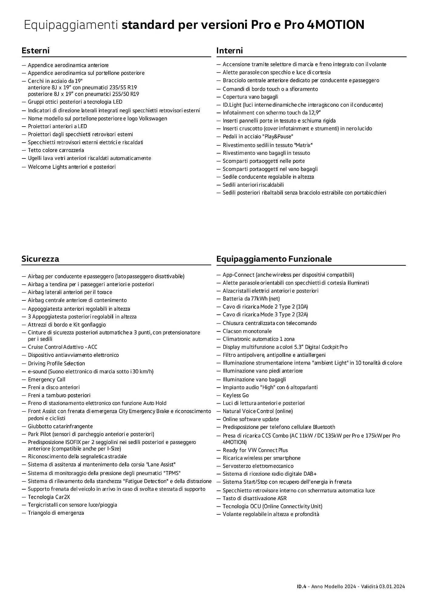 Volantino Volkswagen ID.4 GTX 4MOTION da 3 gennaio a 4 gennaio di 2025 - Pagina del volantino 13