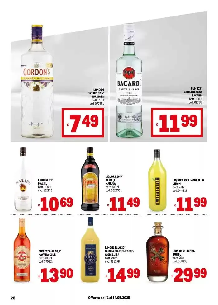 Offerte per Te -Area 4 da 2 maggio a 14 maggio di 2025 - Pagina del volantino 28