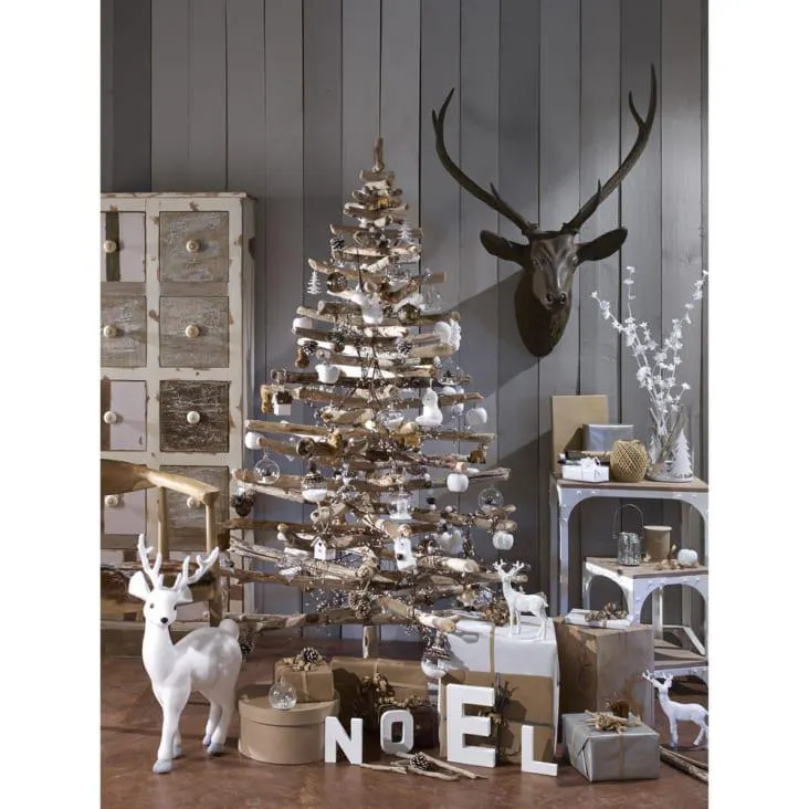 Decorazione sospesa natalizia scoiattolo bianco - Lotto di 3