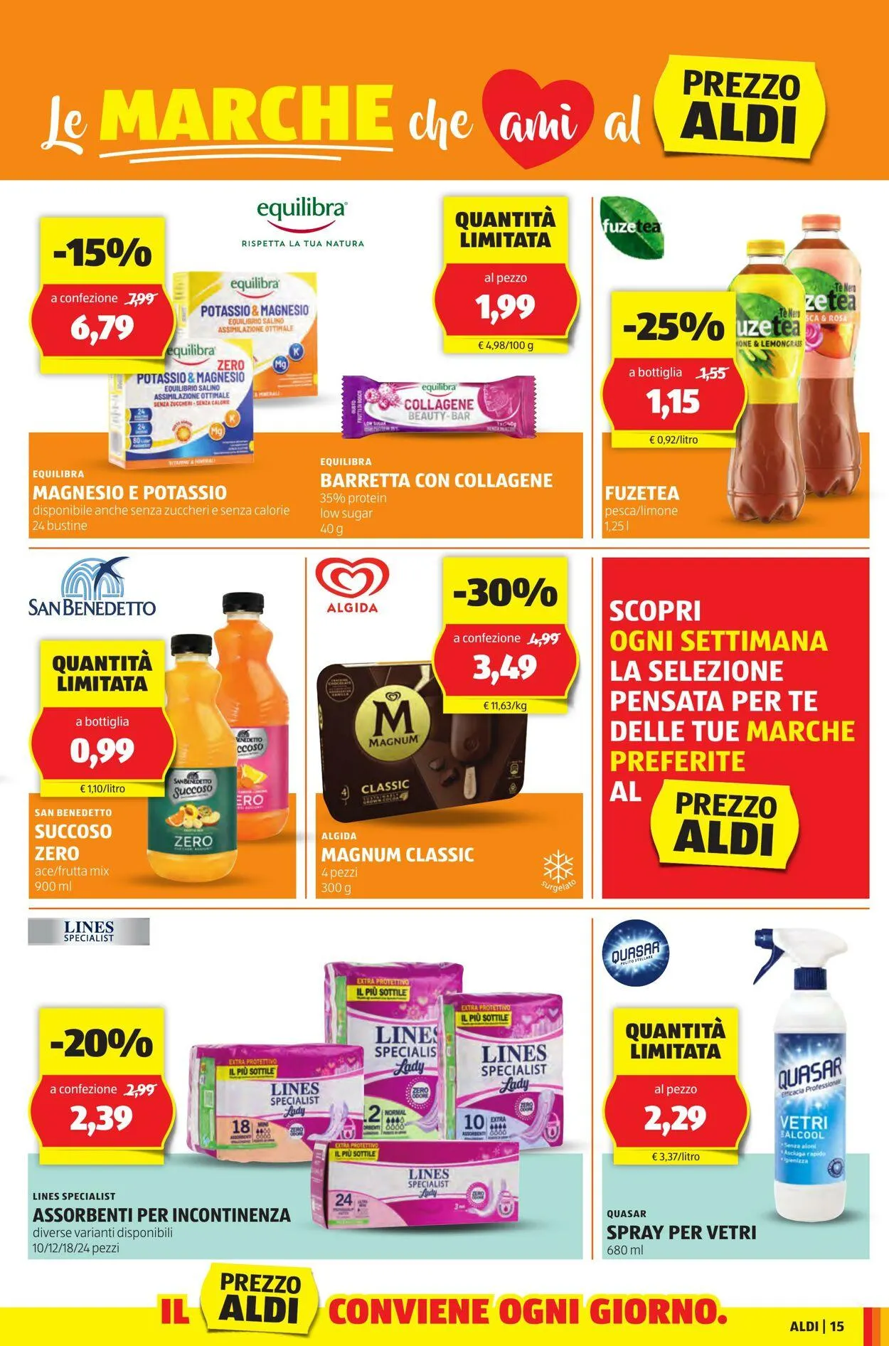 Aldi Volantino attuale da 25 agosto a 31 agosto di 2025 - Pagina del volantino 15
