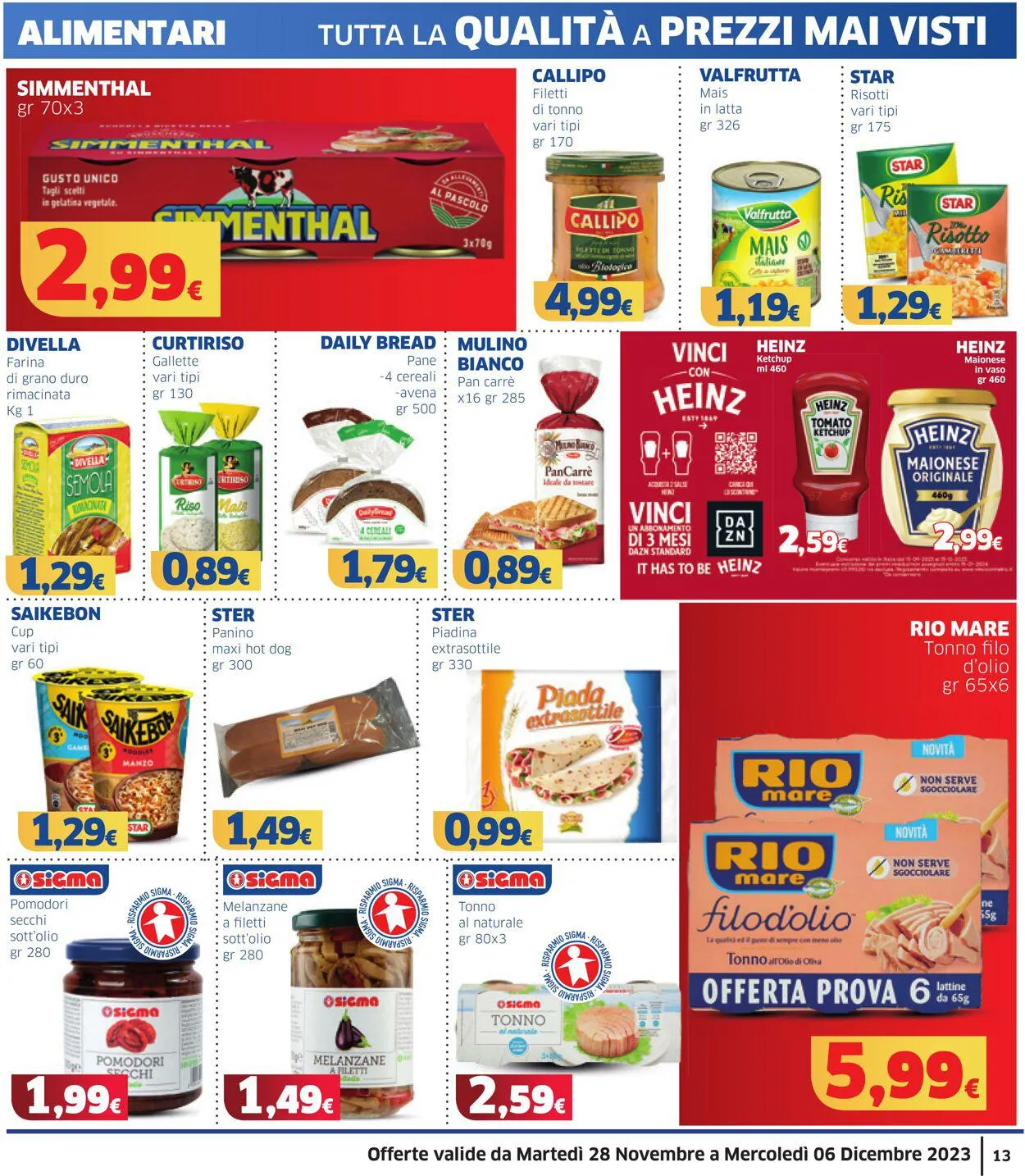 Sigma - Sicila Volantino attuale da 28 novembre a 6 dicembre di 2023 - Pagina del volantino 13