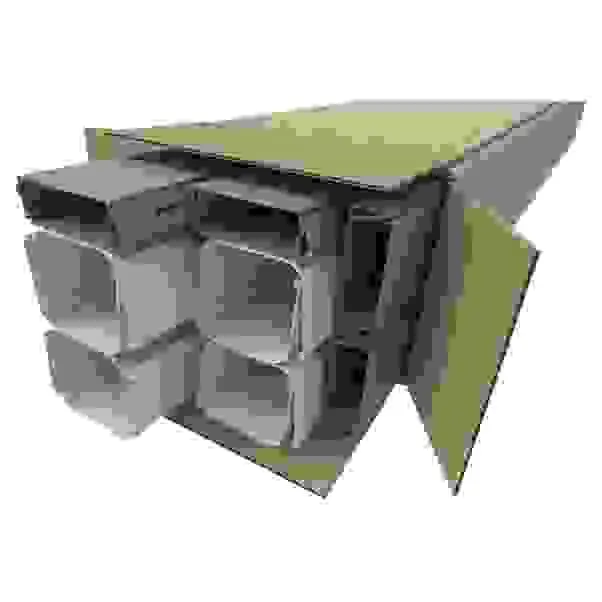 Pacco da 8 pz canale clima 80x60 mm lunghezza 2 m bianco