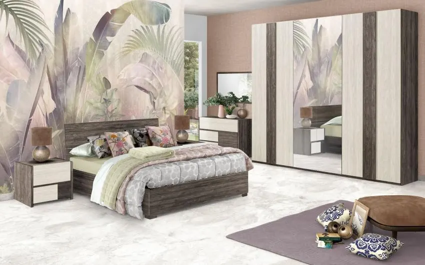 Camera completa con letto contenitore