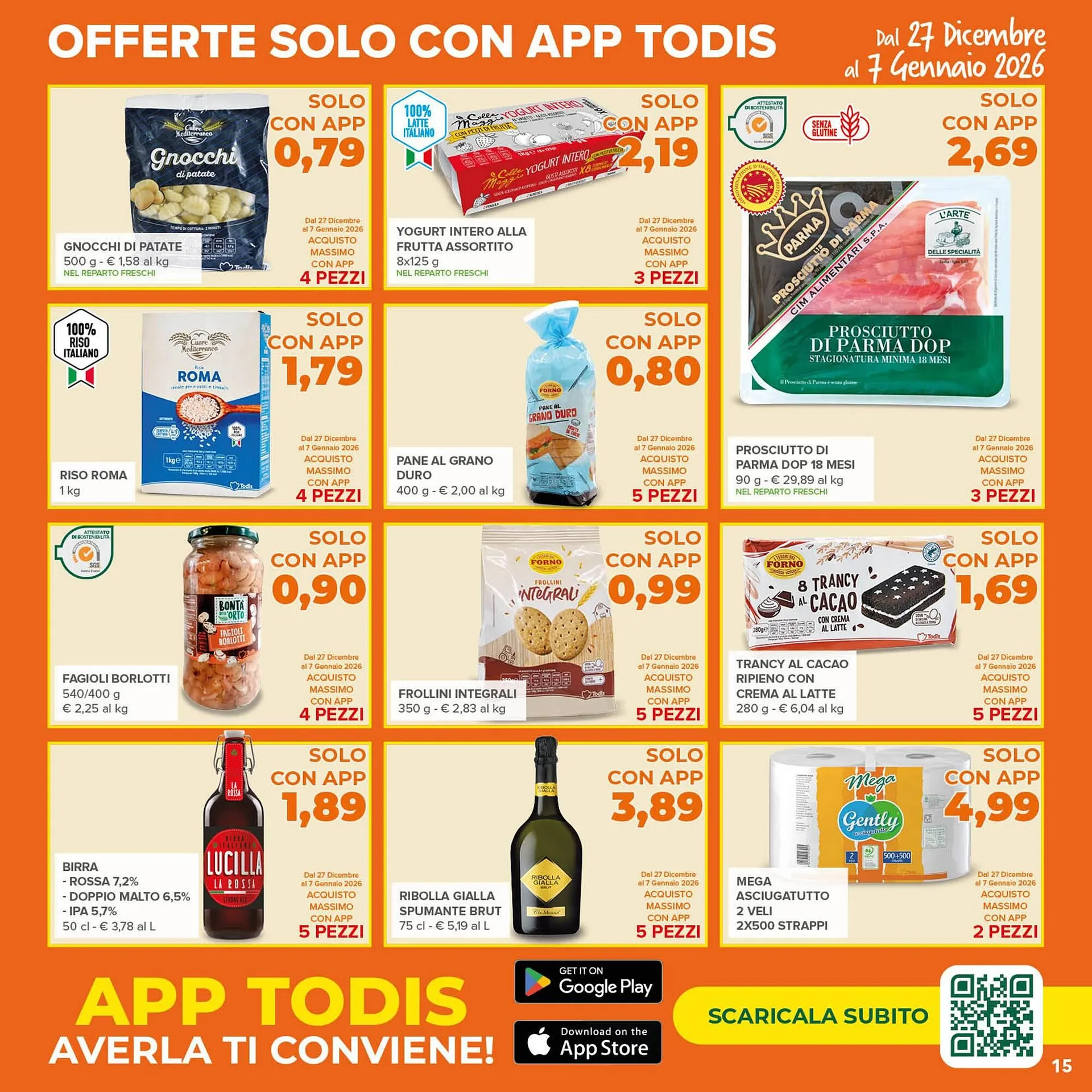 Volantino Todis da 27 dicembre a 7 gennaio di 2026 - Pagina del volantino 15