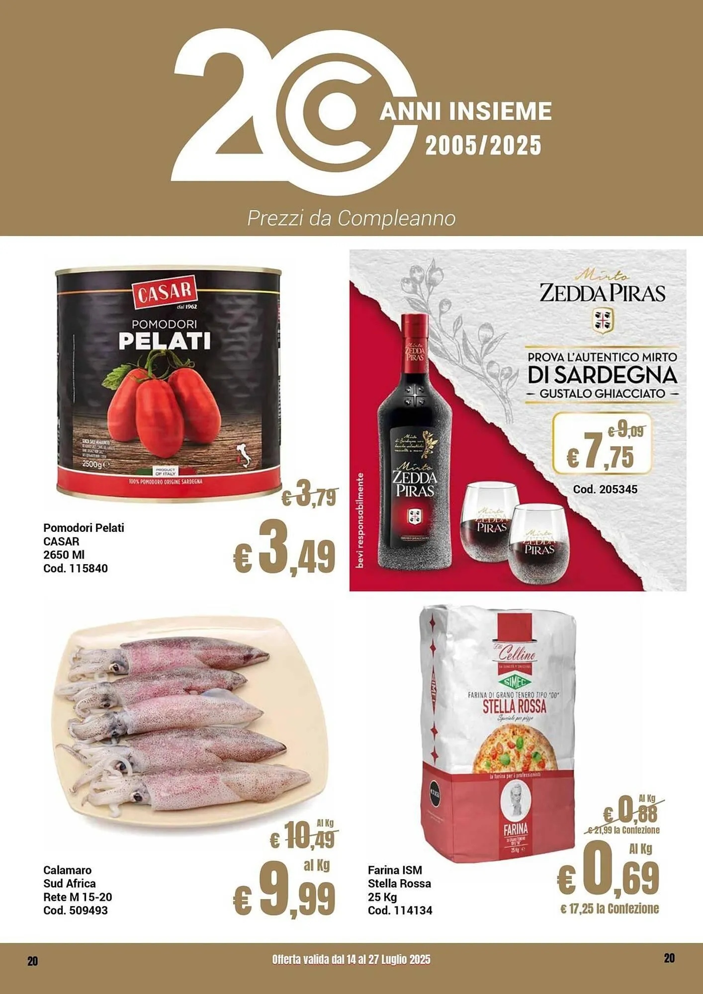 Volantino Centro Cash da 14 luglio a 27 luglio di 2025 - Pagina del volantino 20