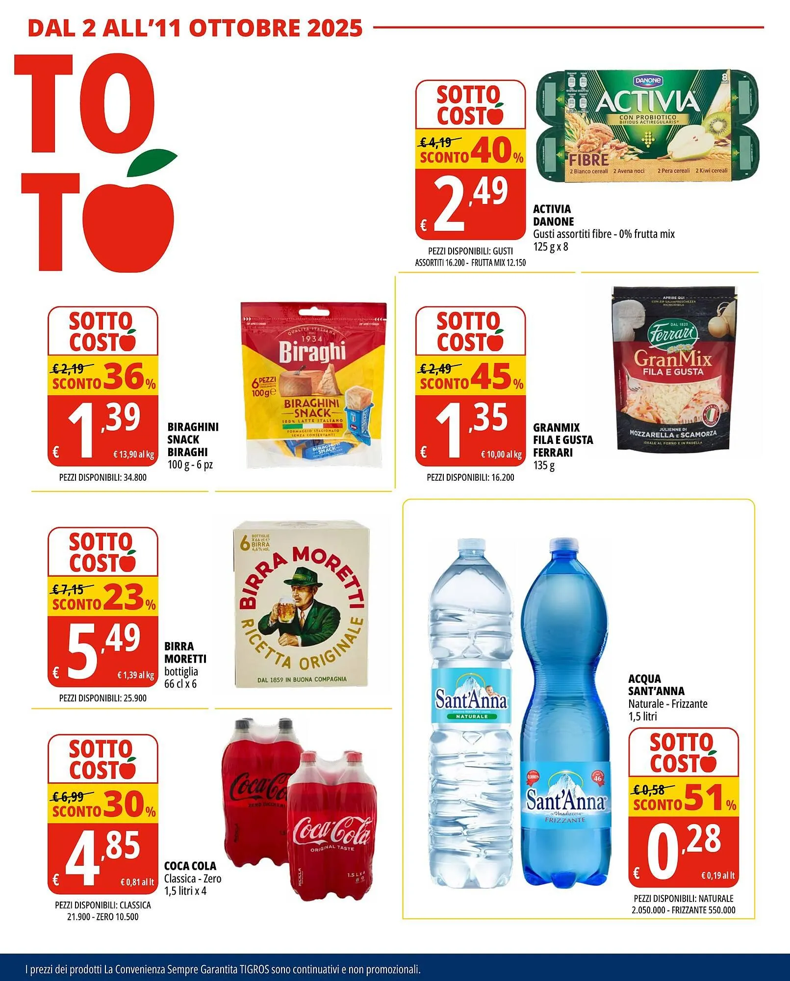 Volantino Tigros da 2 ottobre a 11 ottobre di 2025 - Pagina del volantino 3