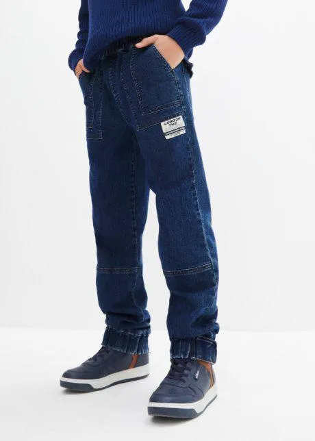 Pantaloni con elastico in vita, loose fit