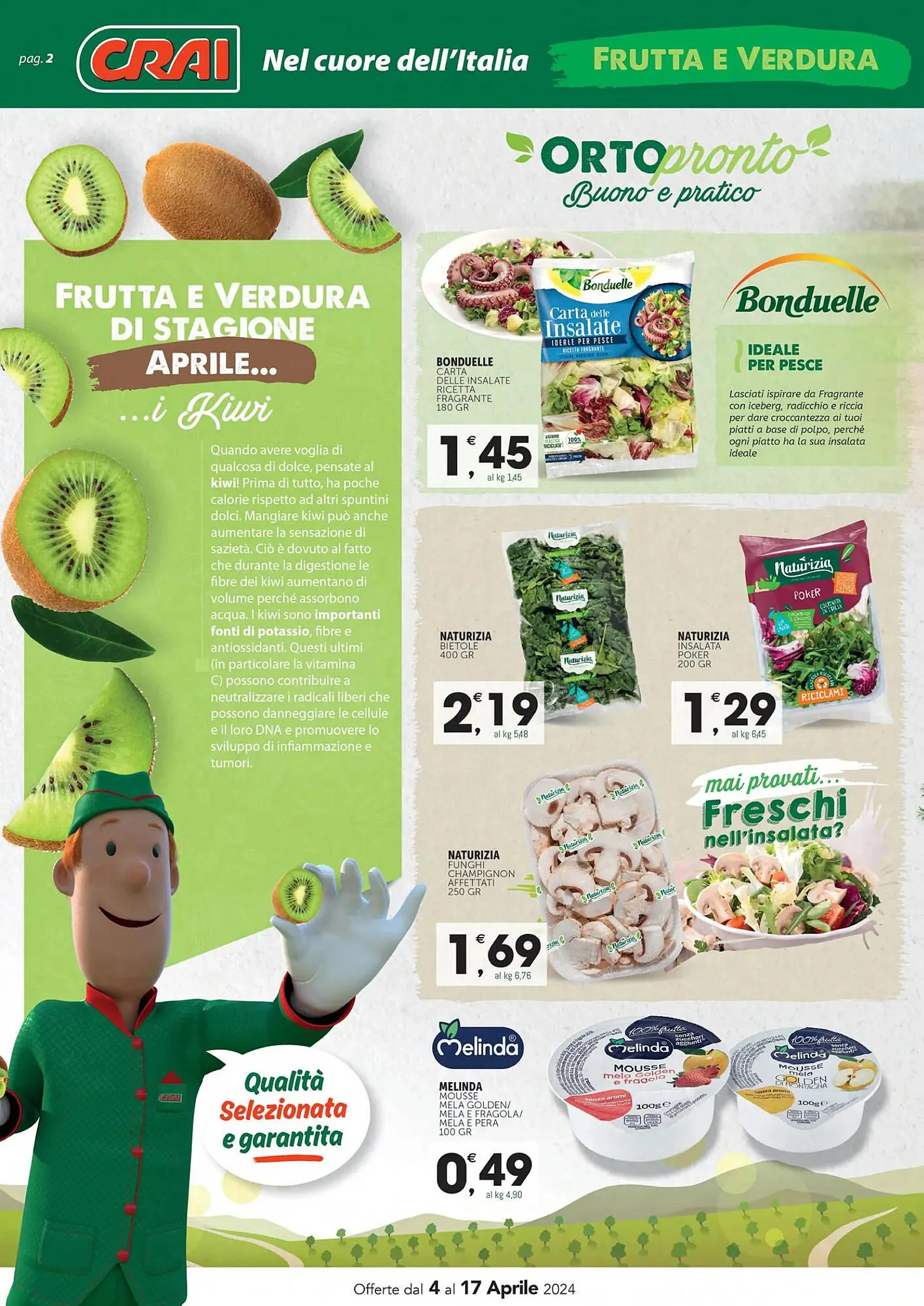 Volantino Crai da 4 aprile a 17 aprile di 2024 - Pagina del volantino 2