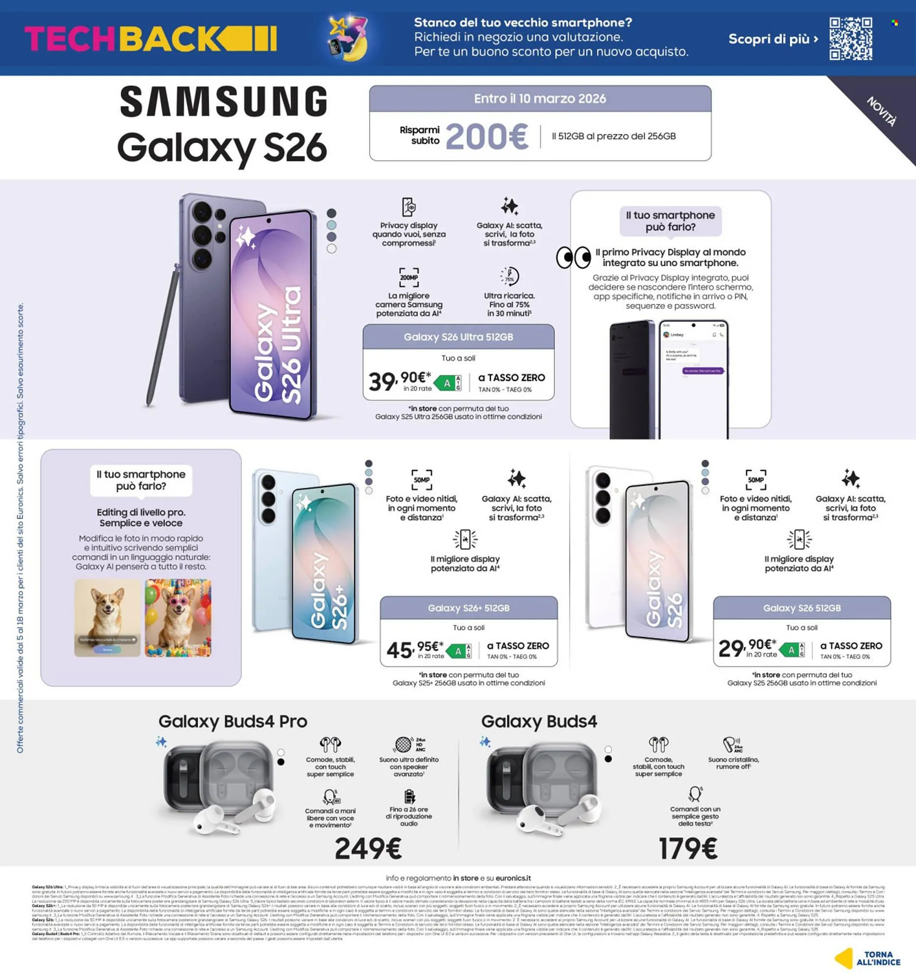 Volantino Euronics da 5 marzo a 18 marzo di 2026 - Pagina del volantino 16