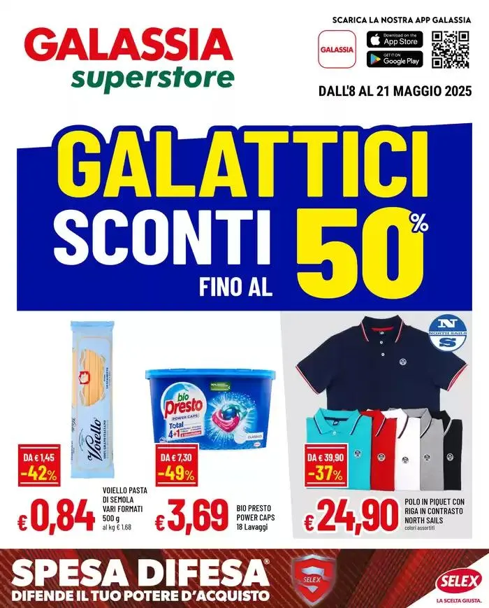 GALATTICI - SCONTI FINO AL 50% da 8 maggio a 21 maggio di 2025 - Pagina del volantino 1
