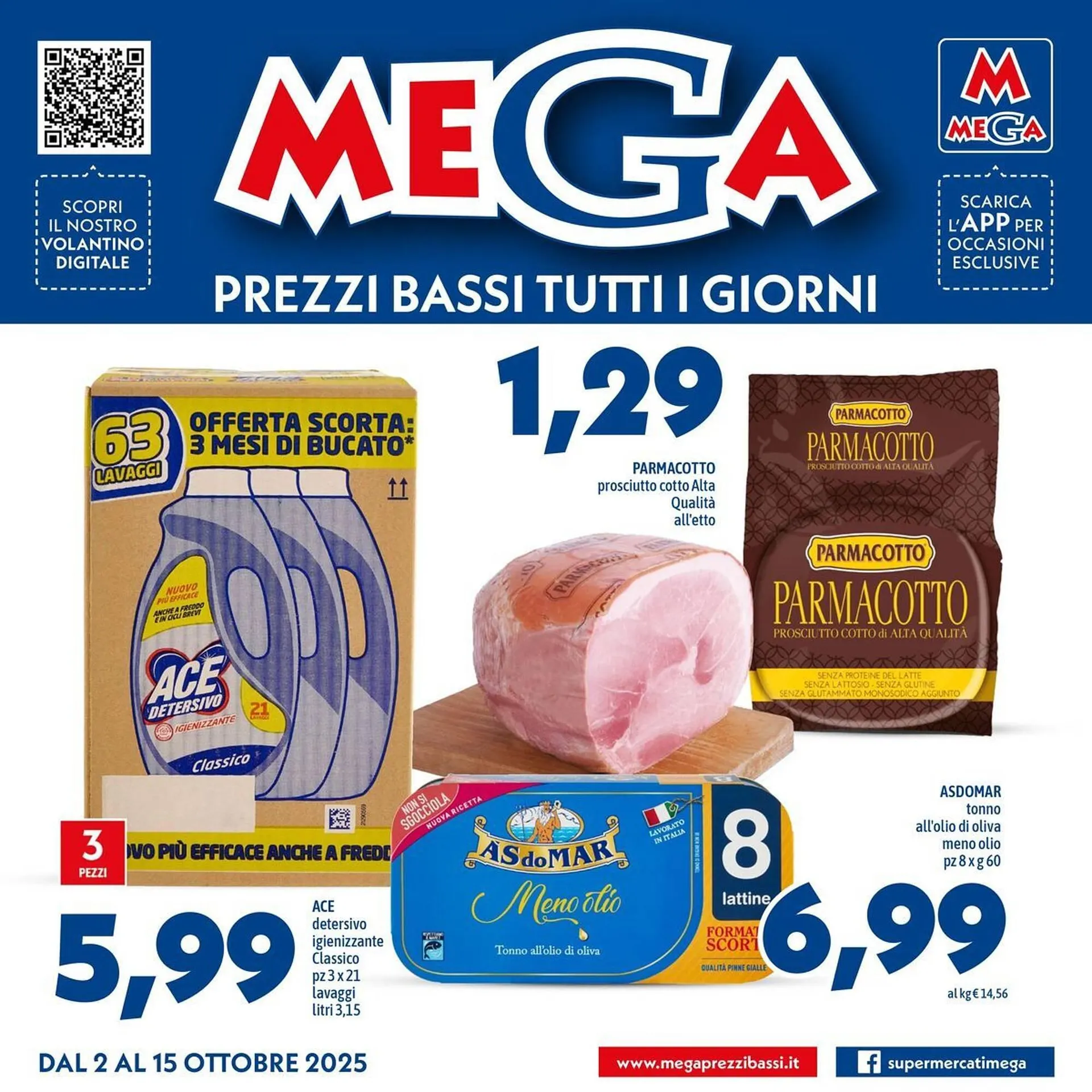 Volantino MEGA da 2 ottobre a 15 ottobre di 2025 - Pagina del volantino 1