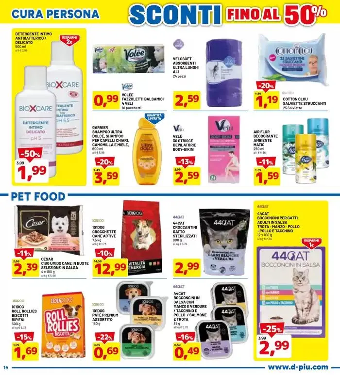 Sconti fino al 50% da 17 marzo a 26 marzo di 2025 - Pagina del volantino 16