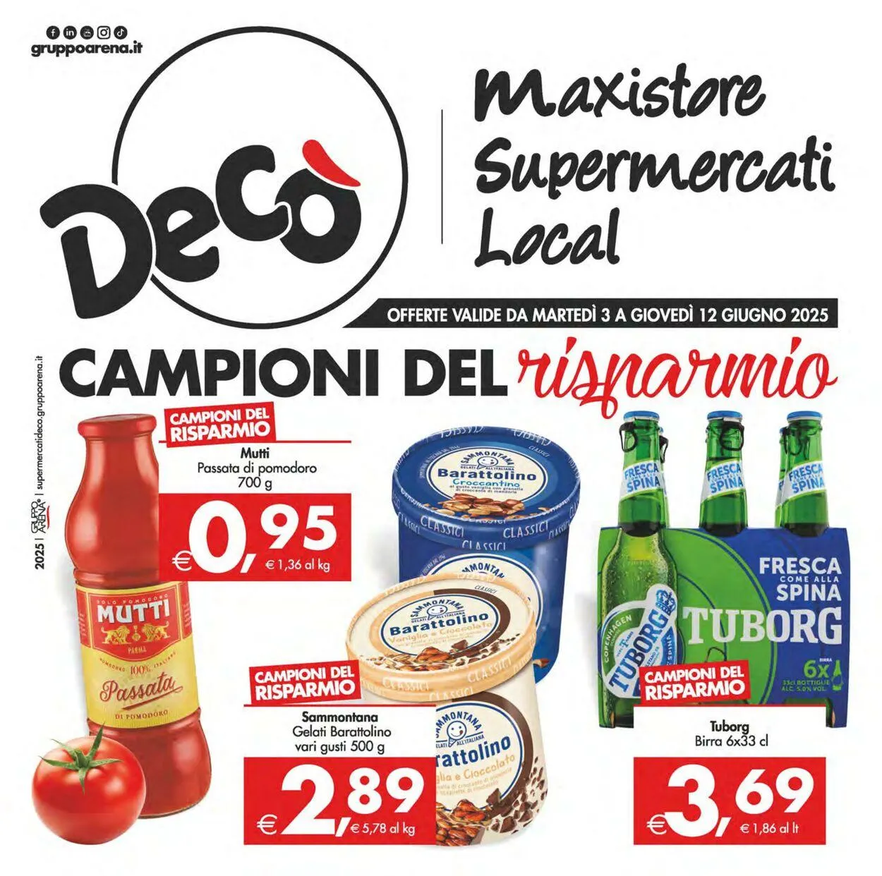 Deco Volantino attuale da 3 giugno a 12 giugno di 2025 - Pagina del volantino 1