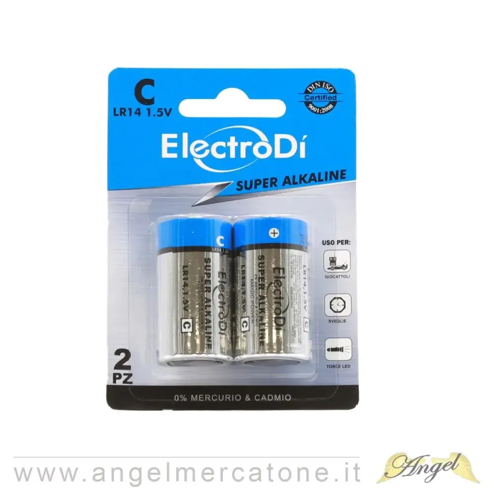 Pila alcalina C LR 14 - 1.5V - 2pz