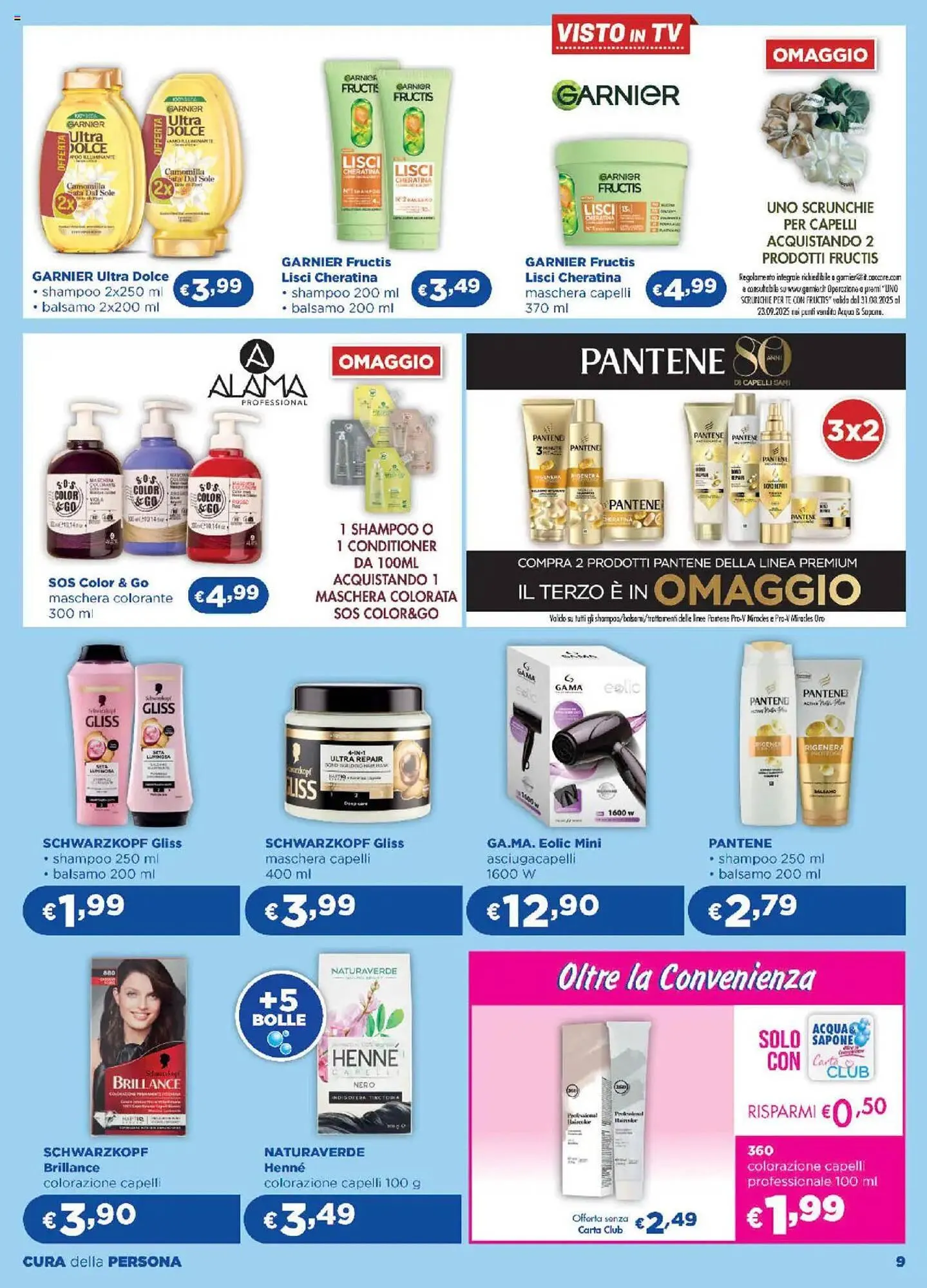Volantino Acqua & Sapone da 4 settembre a 23 settembre di 2025 - Pagina del volantino 9