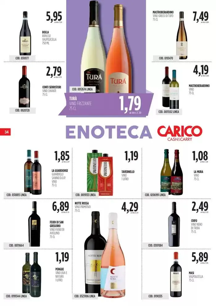 Offerte Carico Cash&Carry da 7 gennaio a 22 gennaio di 2025 - Pagina del volantino 34