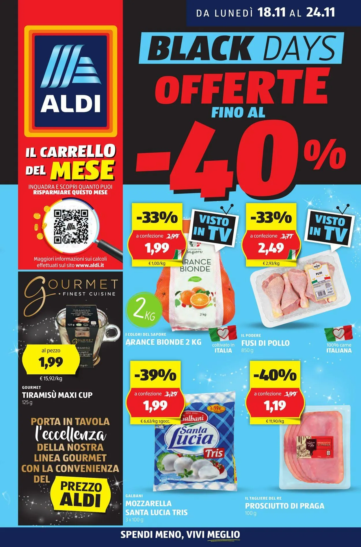Aldi Volantino attuale da 18 novembre a 24 novembre di 2024 - Pagina del volantino 1