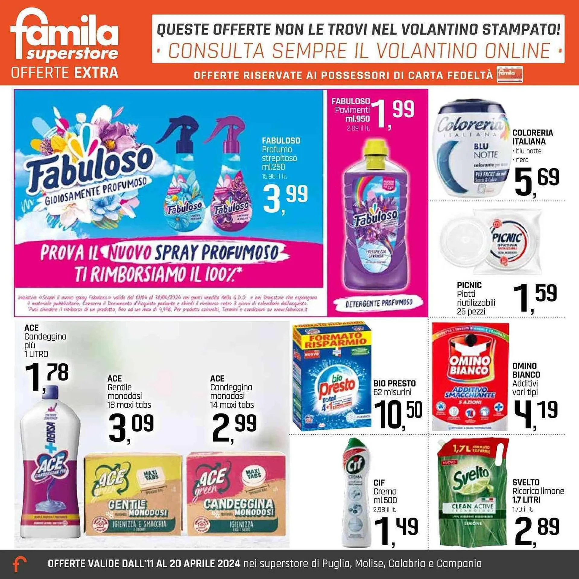Volantino Famila Superstore da 11 aprile a 20 aprile di 2024 - Pagina del volantino 25
