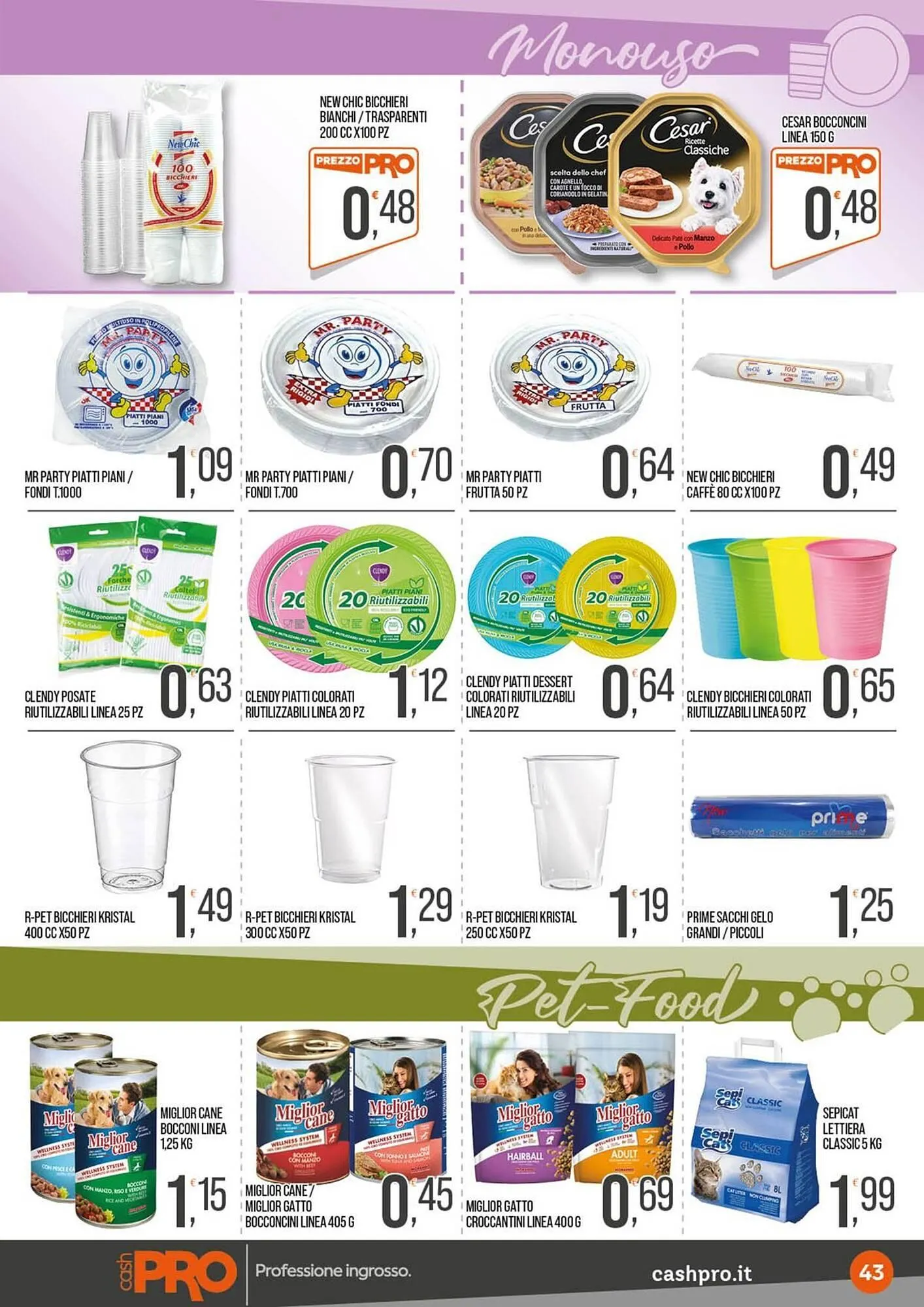 Volantino Cash pro da 20 ottobre a 2 novembre di 2025 - Pagina del volantino 43