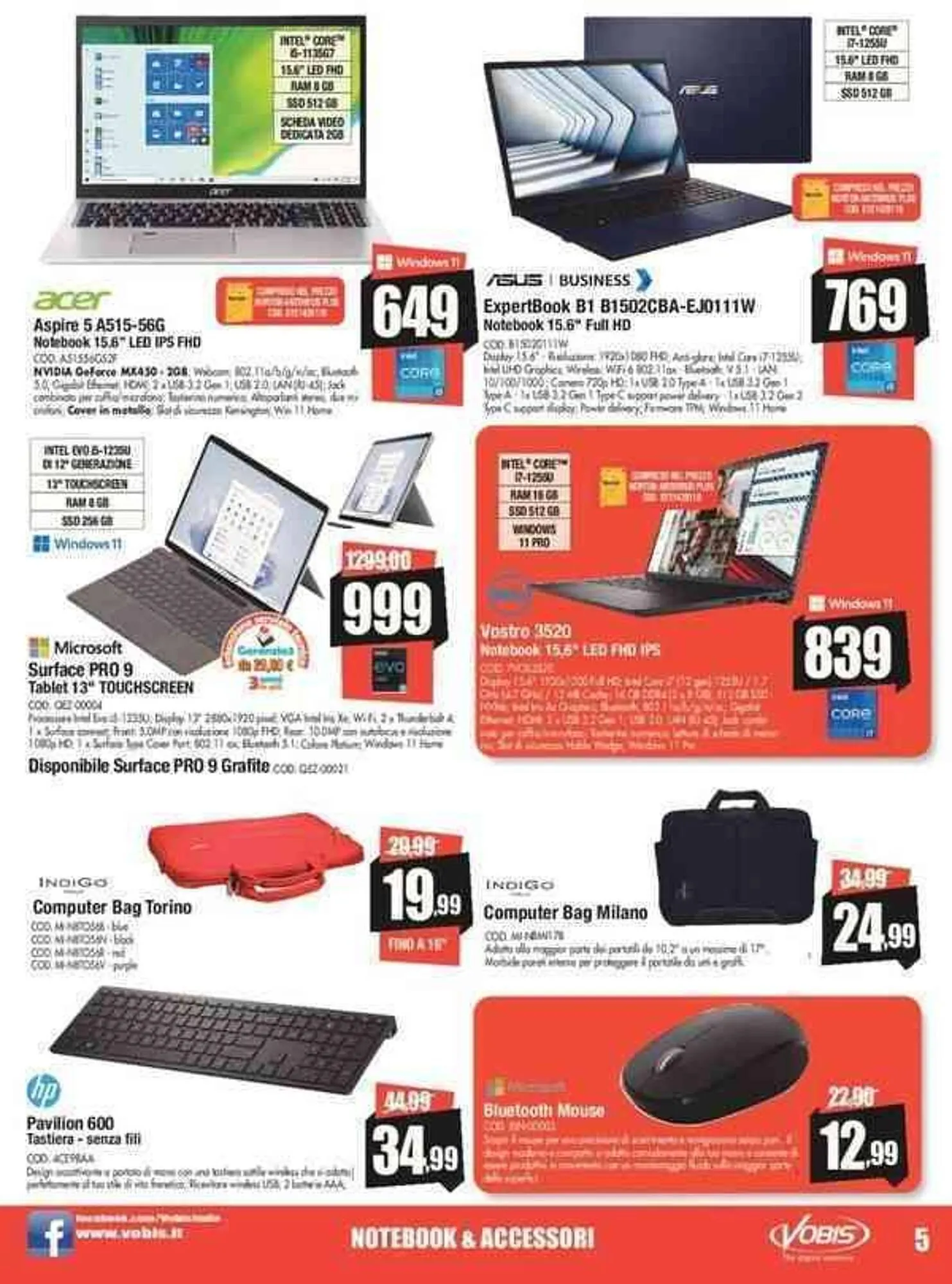 Volantino Vobis da 26 settembre a 30 settembre di 2023 - Pagina del volantino 5
