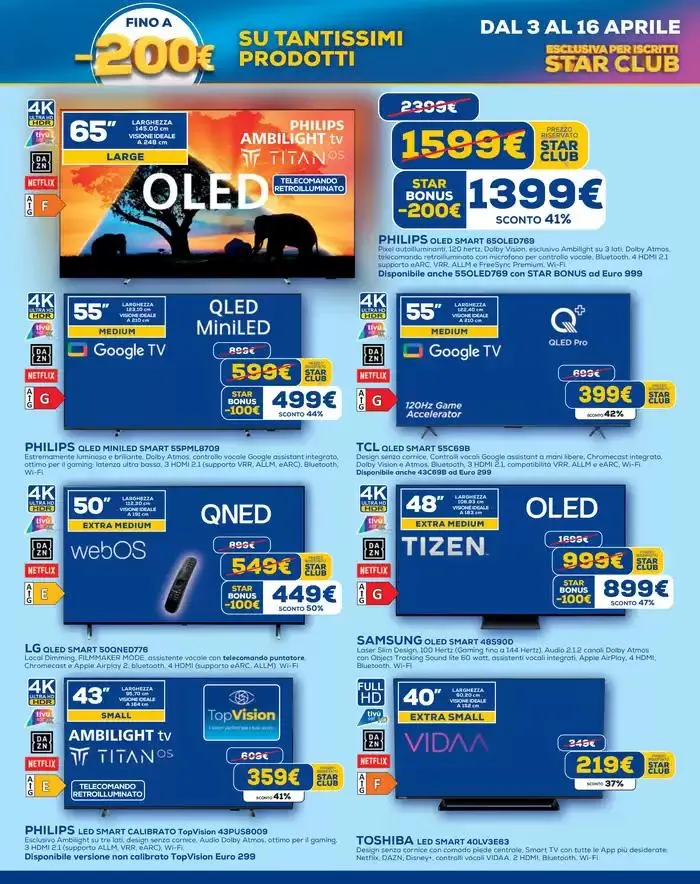 Star bonus -200€ da 3 aprile a 16 aprile di 2025 - Pagina del volantino 3