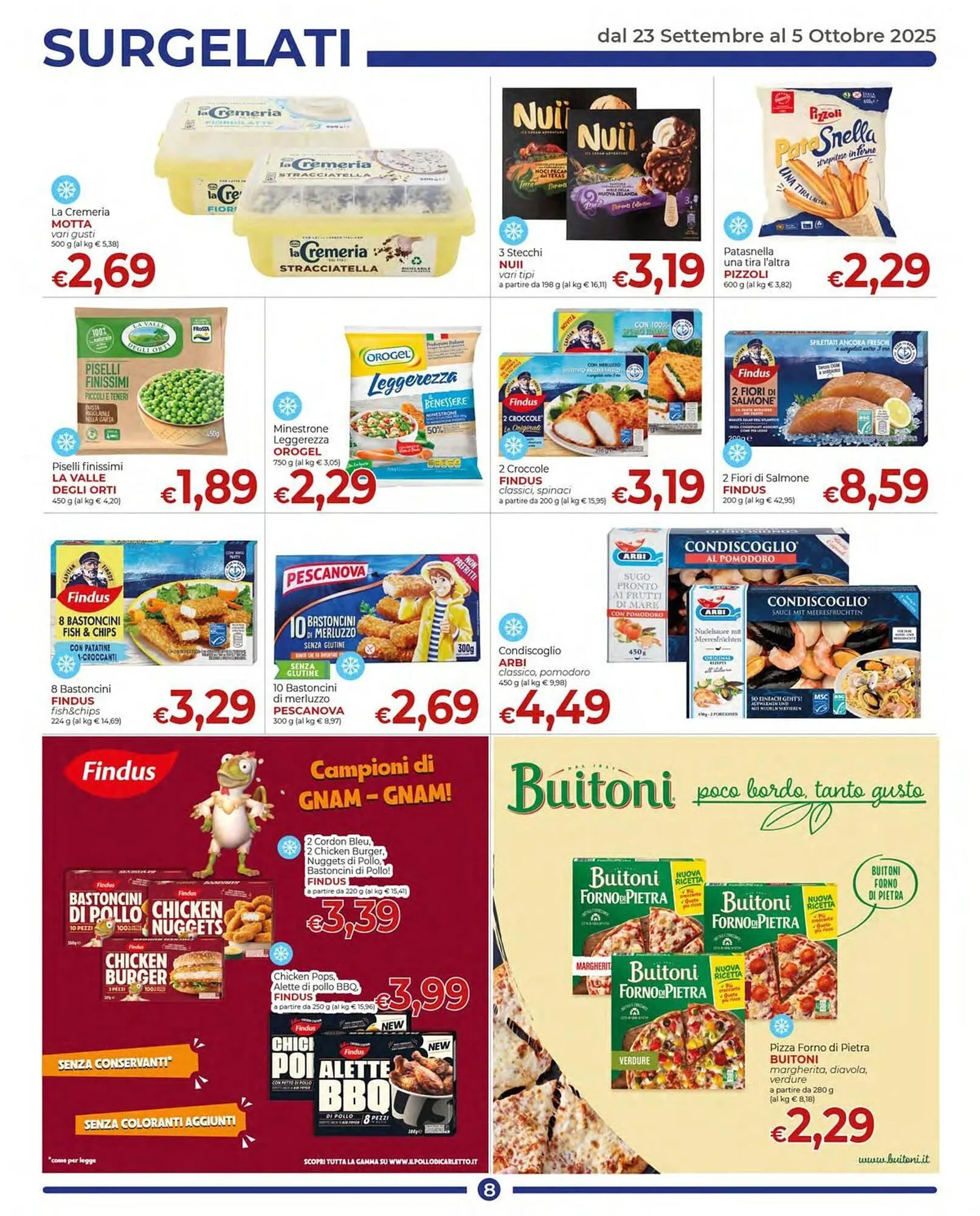 Volantino Supermercati Nonna Isa da 23 settembre a 5 ottobre di 2025 - Pagina del volantino 8