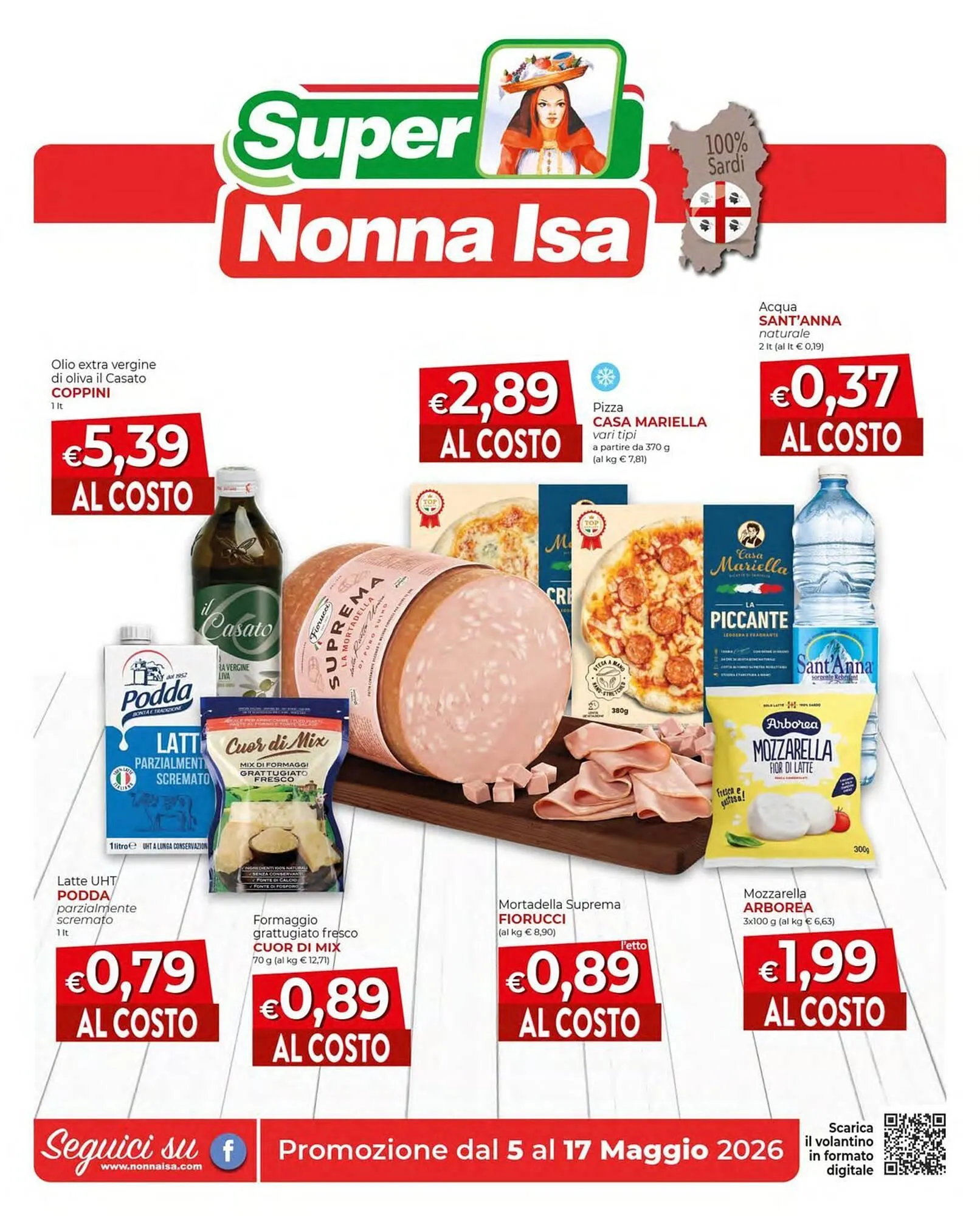 Volantino Supermercati Nonna Isa da 5 maggio a 17 maggio di 2026 - Pagina del volantino 1