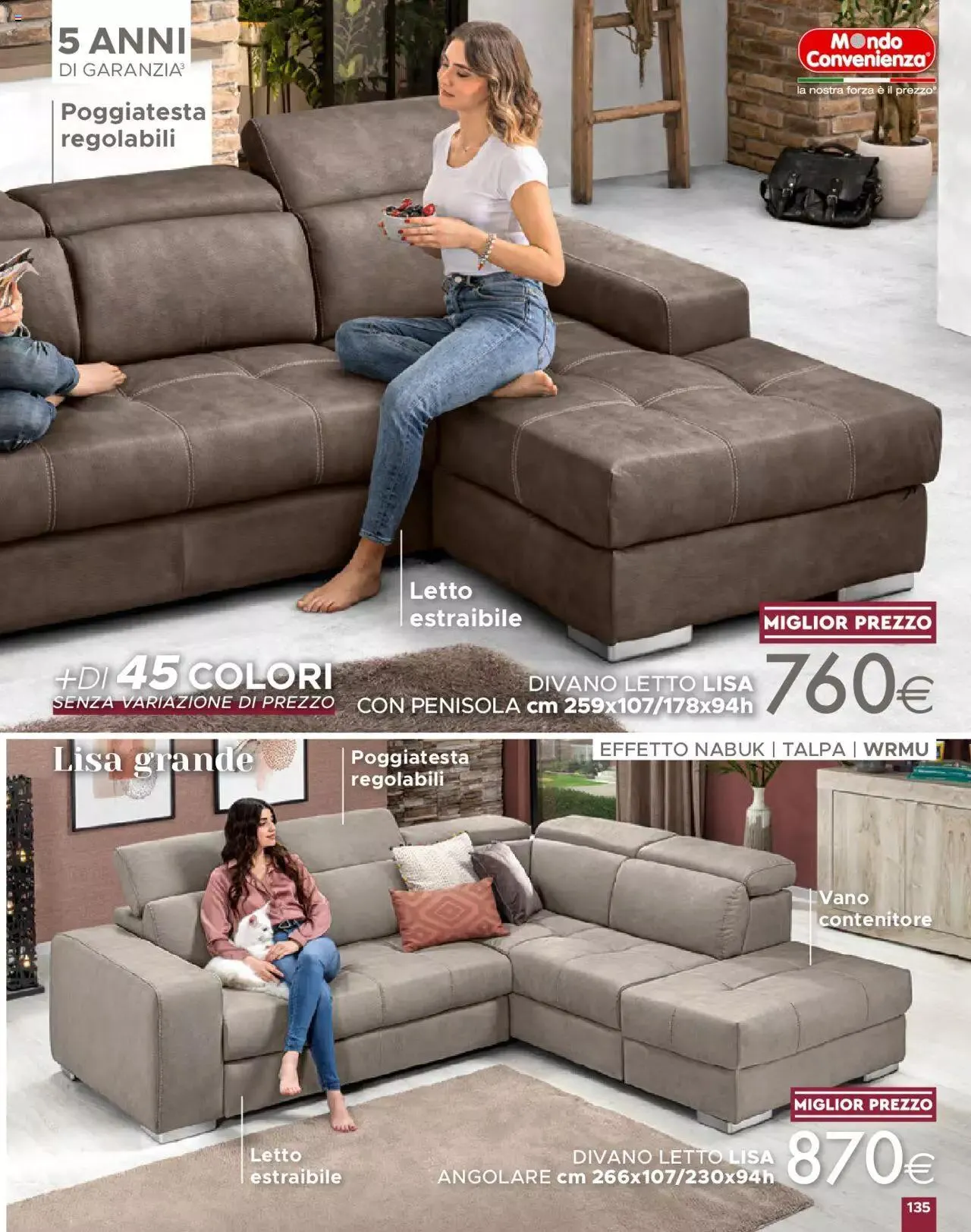 Volantino Mondo Convenienza da 1 ottobre a 31 dicembre di 2023 - Pagina del volantino 137