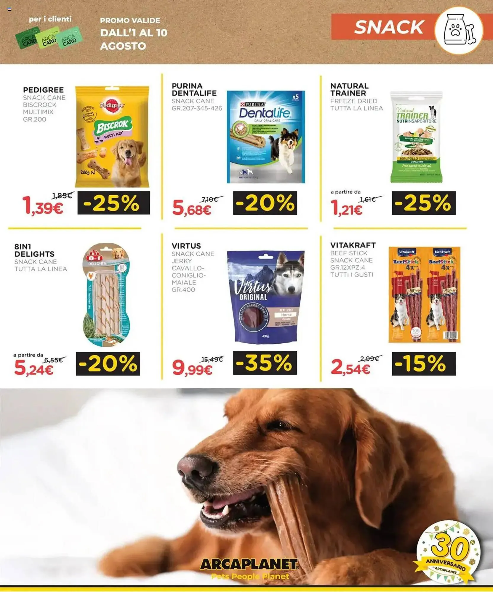 Volantino Arcaplanet da 1 agosto a 10 agosto di 2025 - Pagina del volantino 9