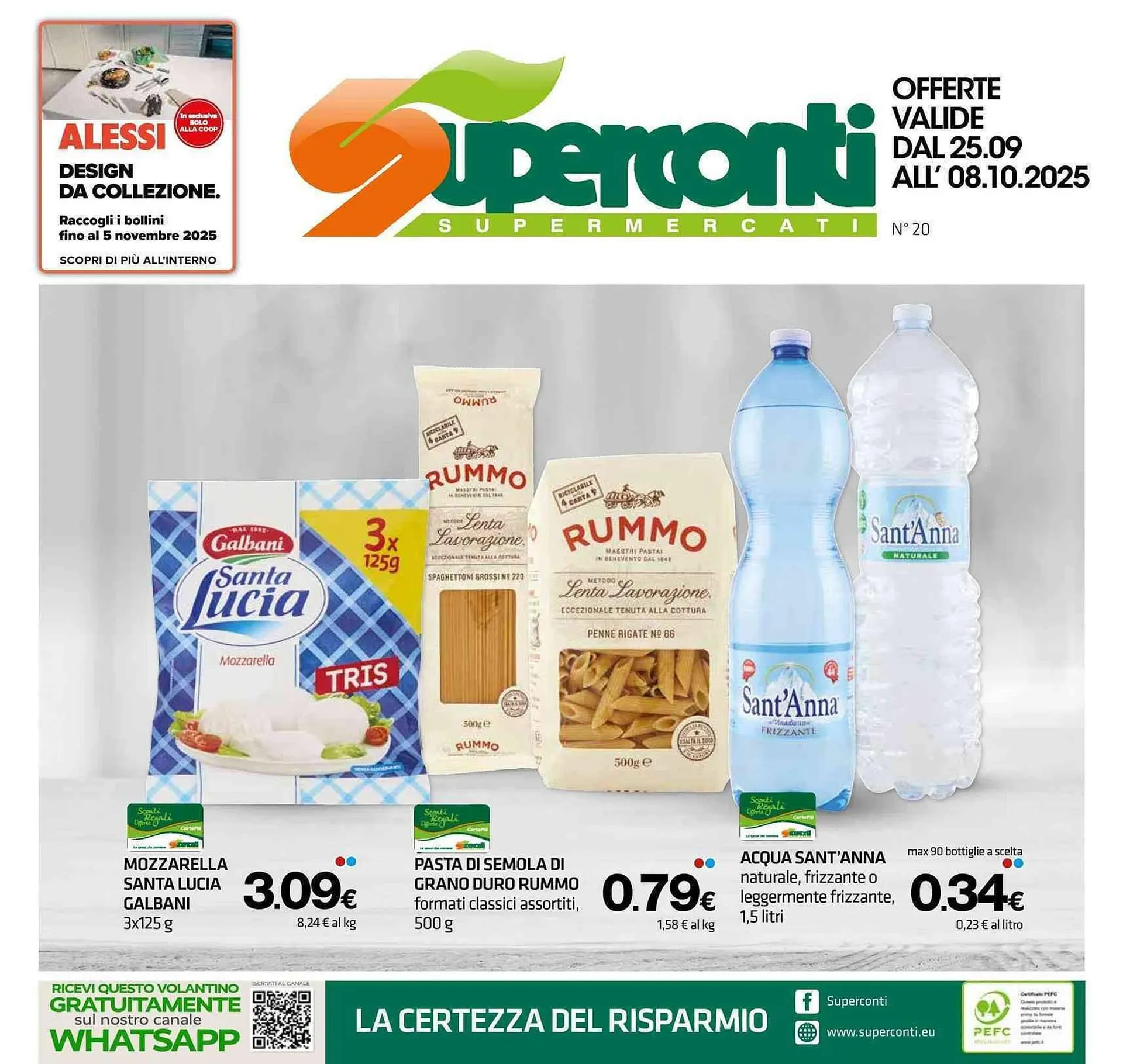 Volantino Superconti da 25 settembre a 8 ottobre di 2025 - Pagina del volantino 1