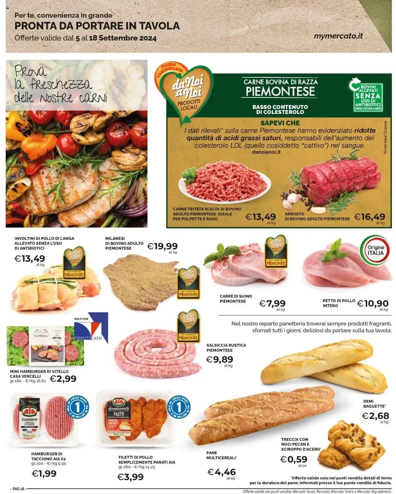 Volantino Mercatò da 5 settembre a 18 settembre di 2024 - Pagina del volantino 18