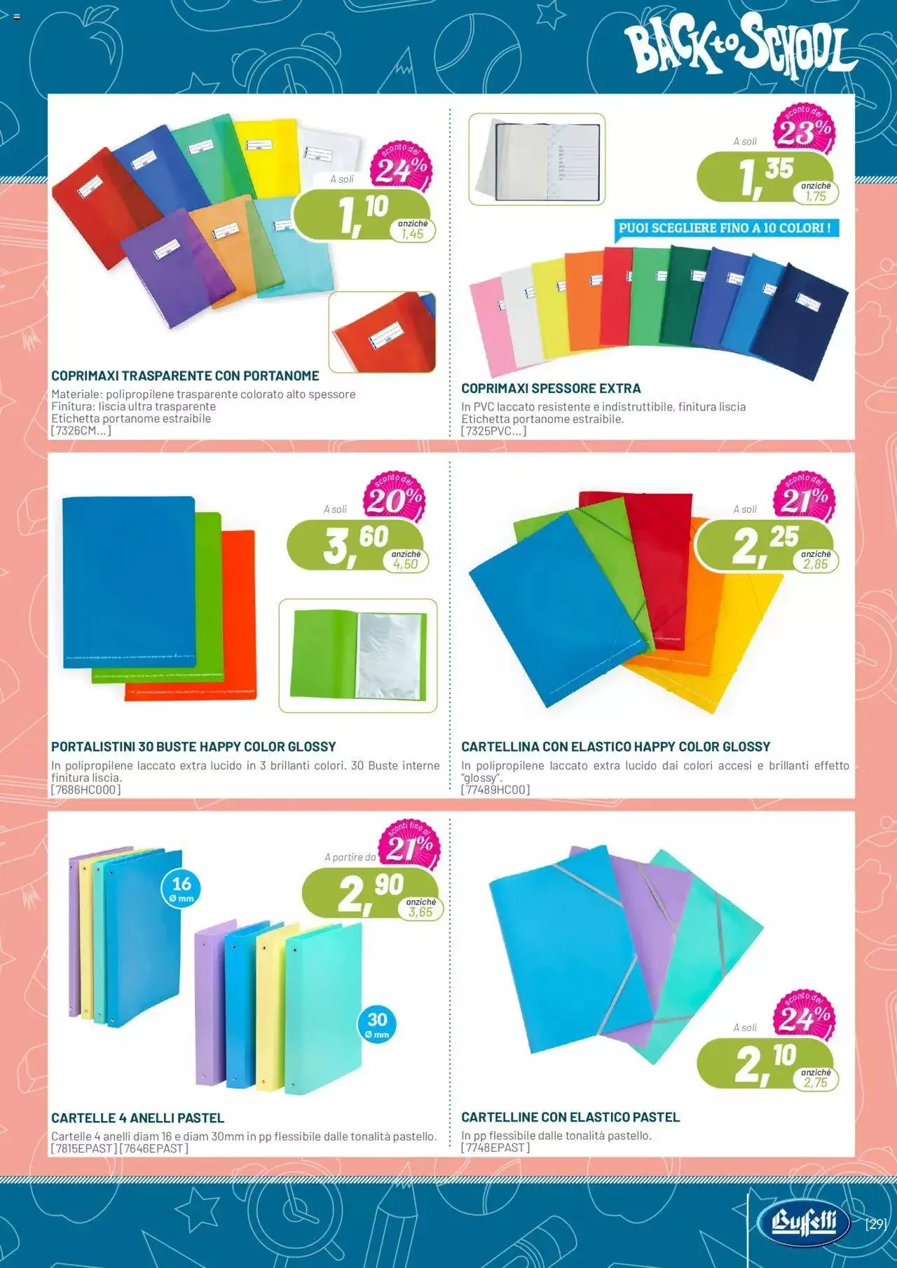Volantino Buffetti da 1 luglio a 30 settembre di 2024 - Pagina del volantino 29