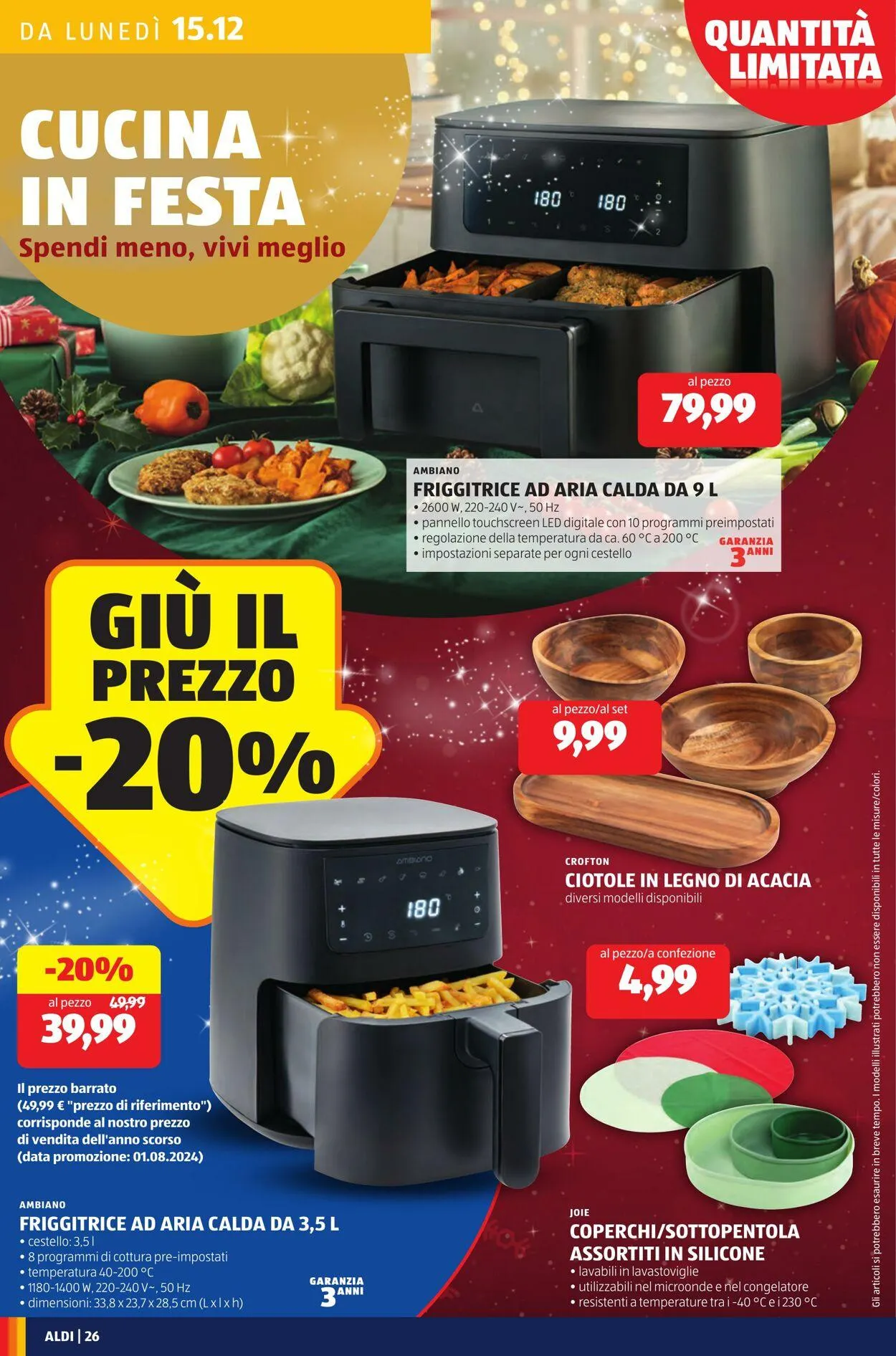 Aldi Volantino attuale da 15 dicembre a 21 dicembre di 2025 - Pagina del volantino 26