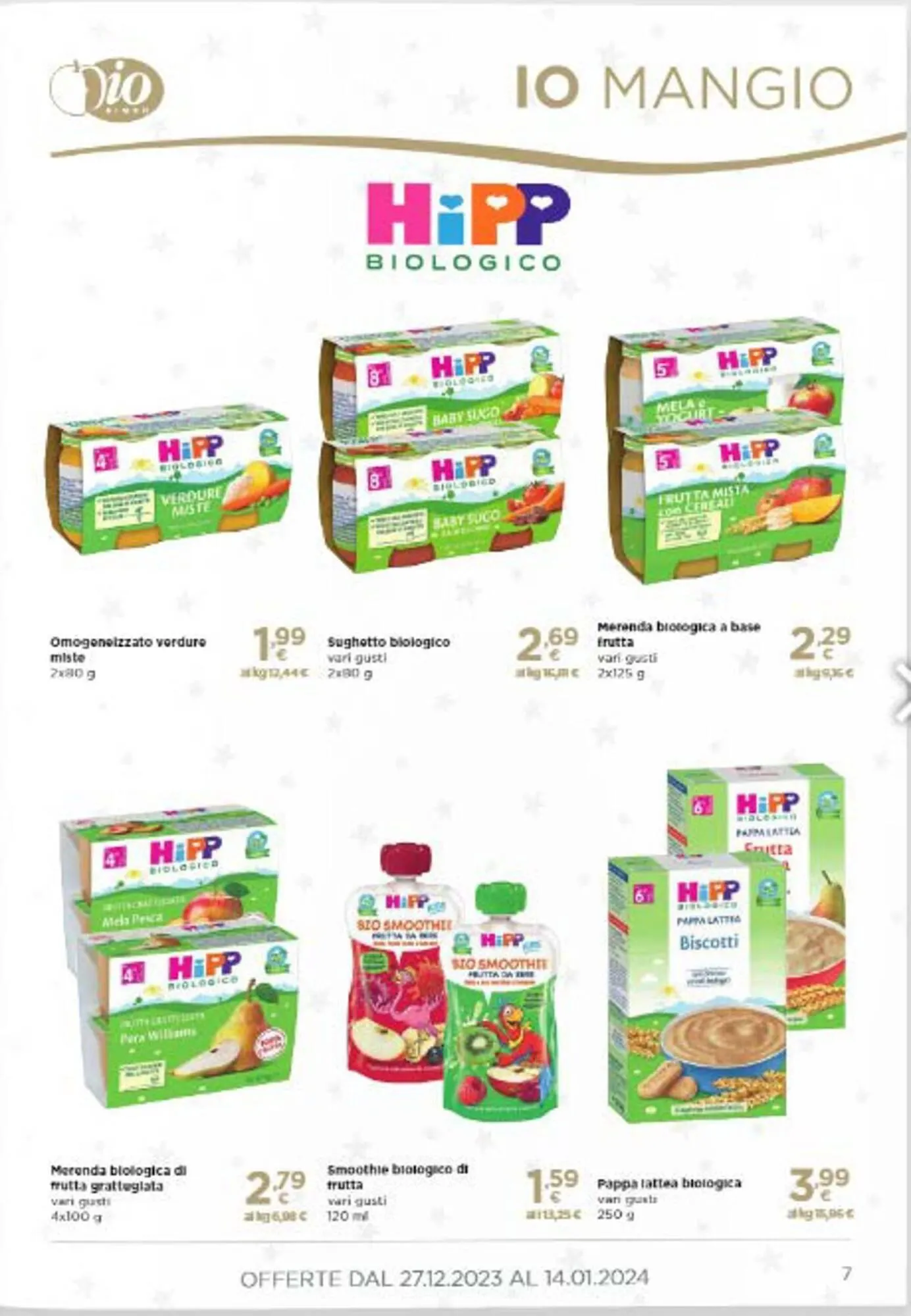 Volantino Io Bimbo da 27 dicembre a 14 gennaio di 2024 - Pagina del volantino 7